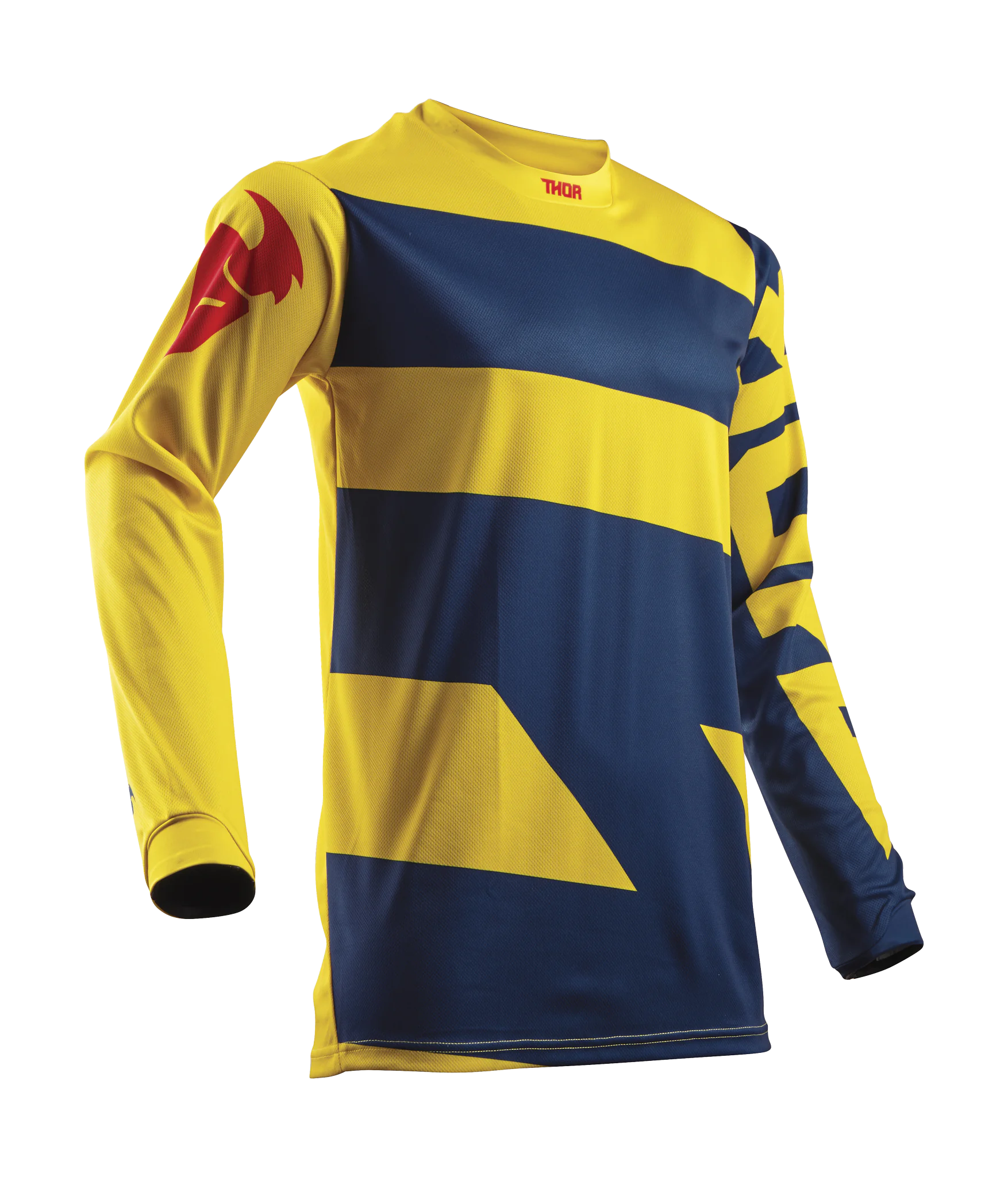 Thor Cross Shirt Pulse Level - Navy / Geel