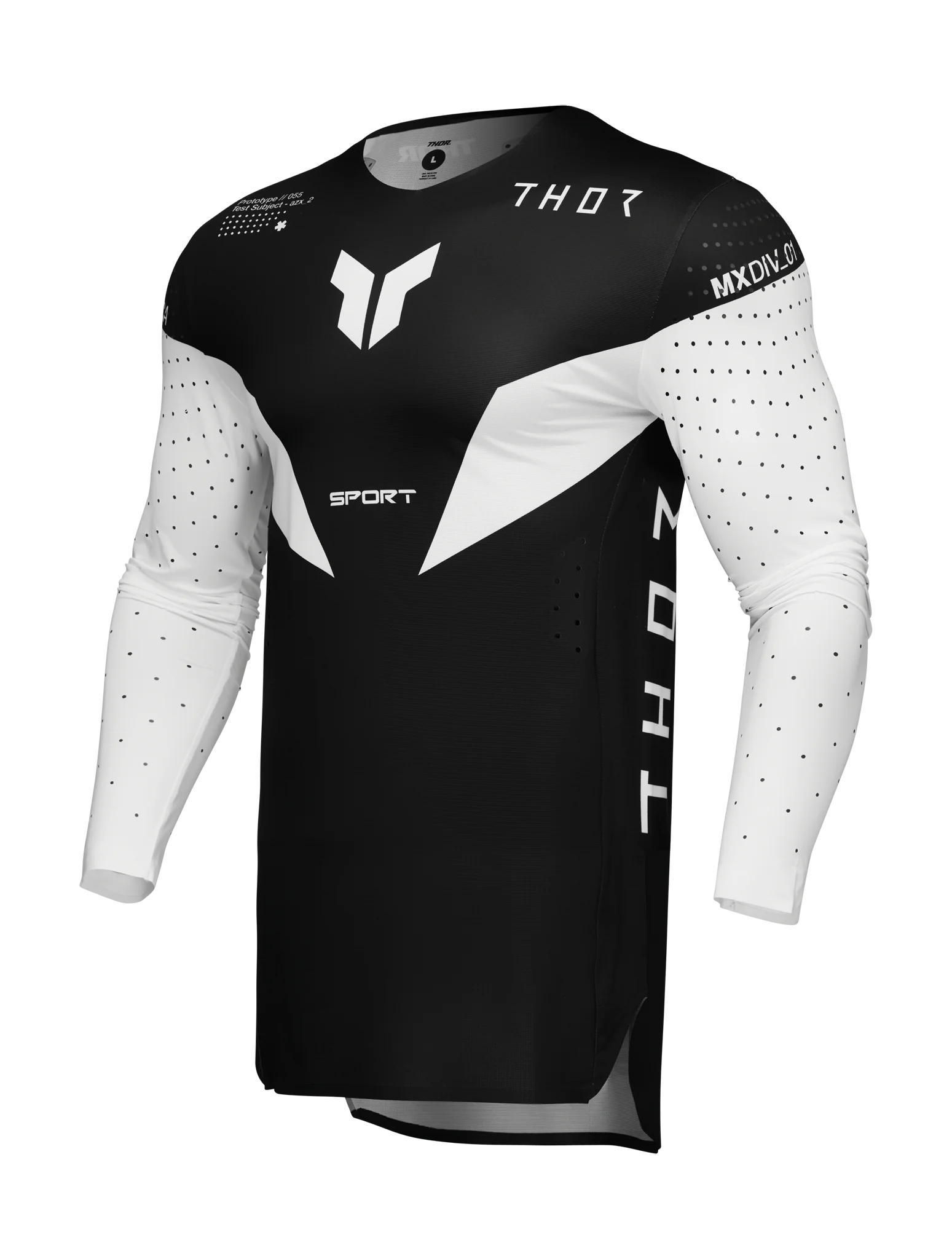 Thor Cross Shirt Sportmode Strike - Zwart