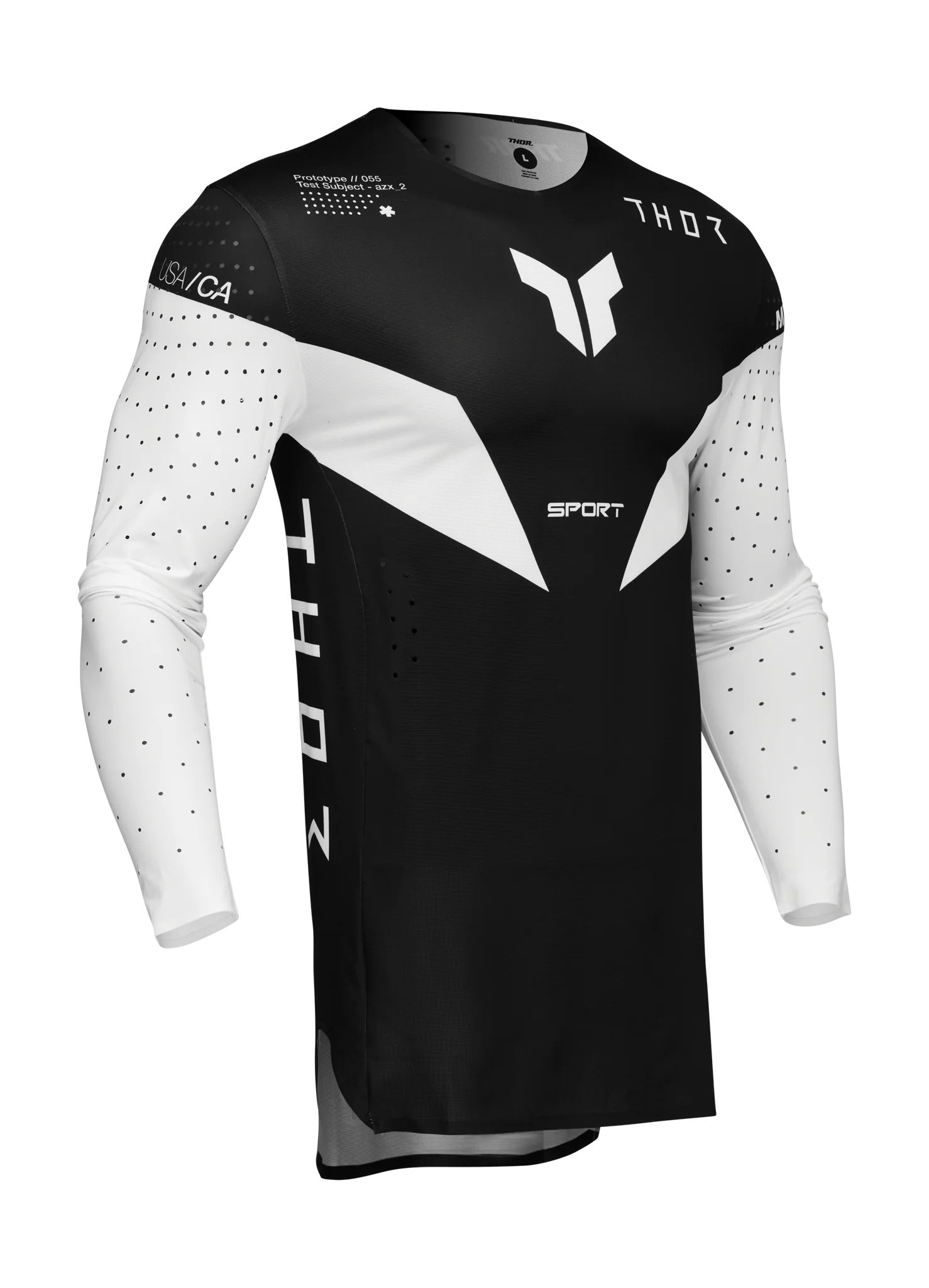 Thor Cross Shirt Sportmode Strike - Zwart