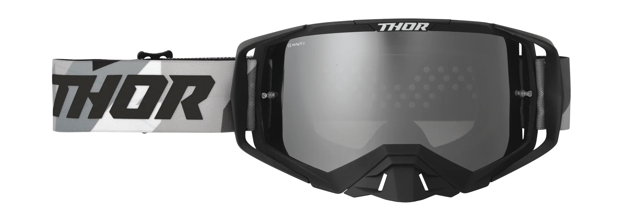 Thor Crossbril Activate Brave - Zwart - Spiegel Zilver Lens