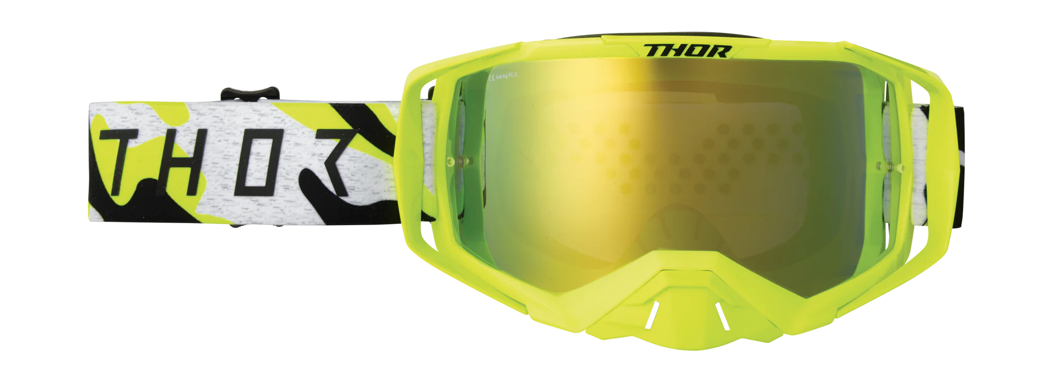 Thor Crossbril Activate Riot - Acid - Spiegel Lime Groen Lens