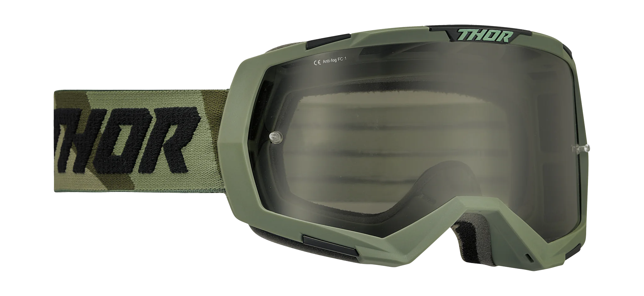 Thor Crossbril Regiment - Camo / Zwart - Smoke Lens