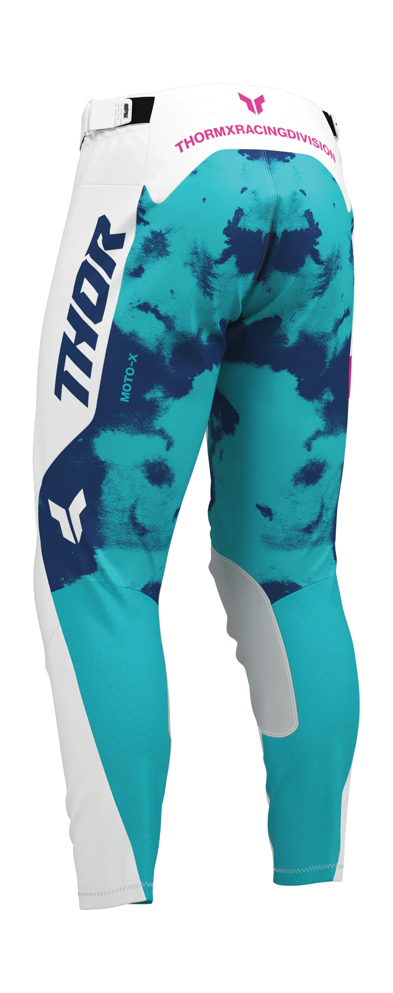 Thor Crossbroek 2026 Launchmode Bleach - Wit / Aqua