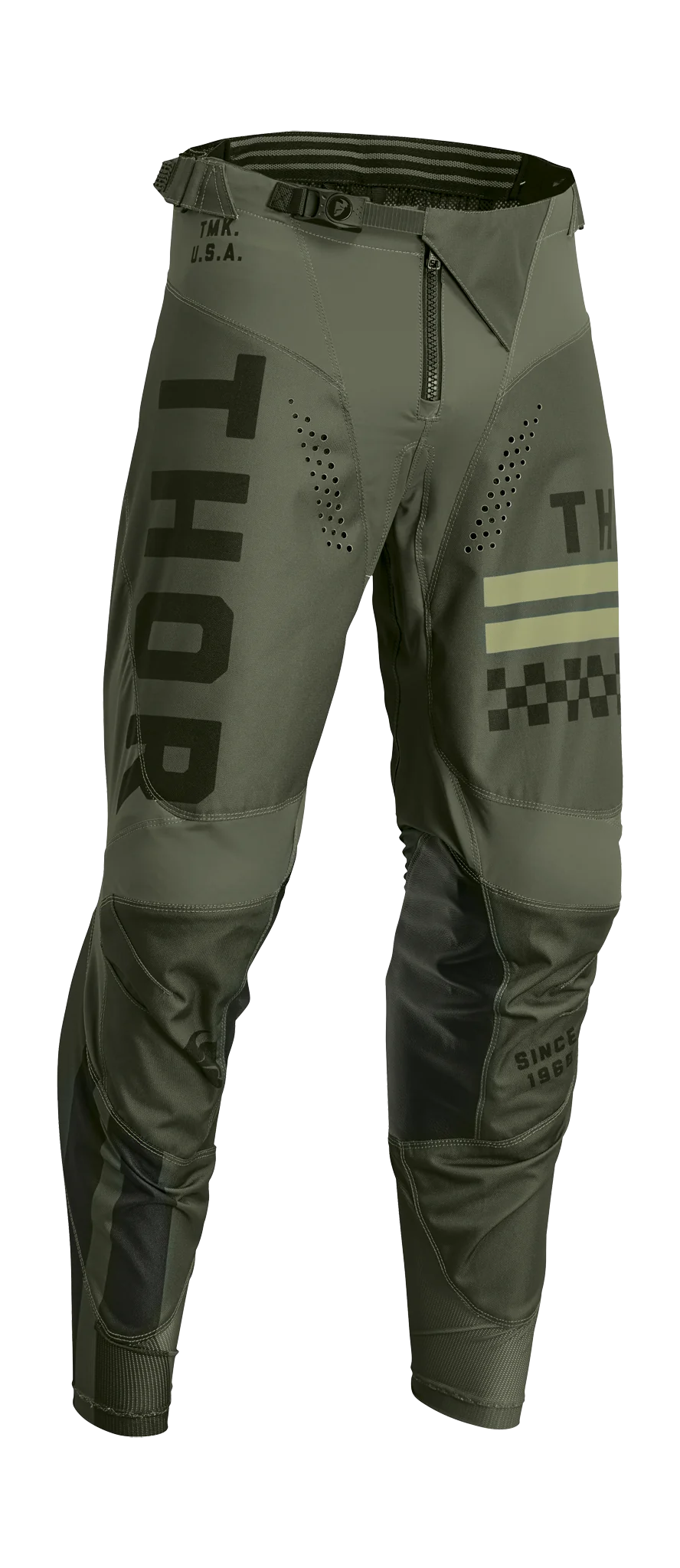Thor Crossbroek Pulse Combat - Army / Zwart