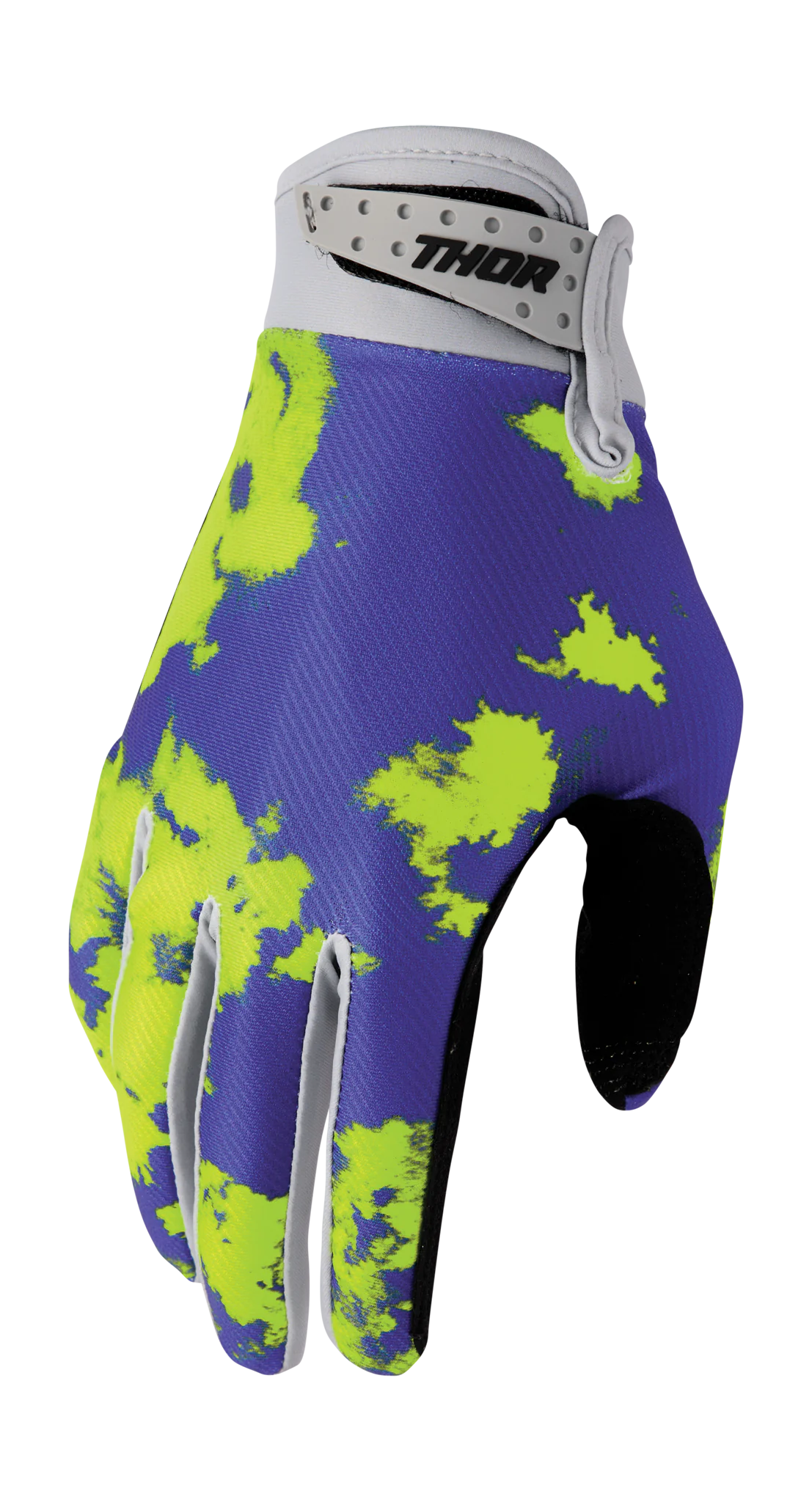 Thor Crosshandschoenen 2026 Launchmode Bleach - Grijs / Acid
