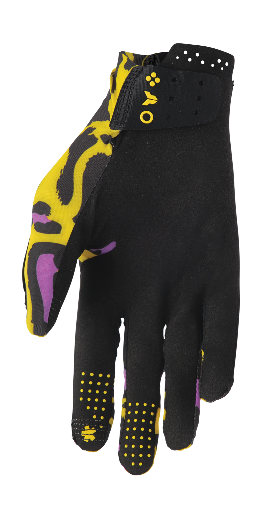 Thor Crosshandschoenen 2026 Sportmode Cheetah - Geel / Paars
