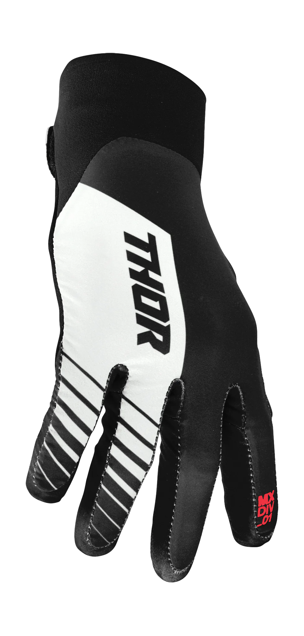 Thor Crosshandschoenen Agile Analog - Zwart / Wit