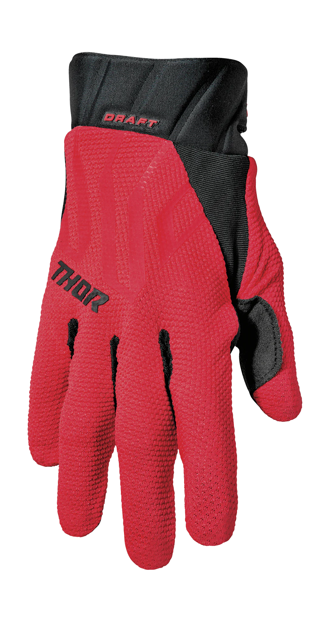 Thor Crosshandschoenen Draft - Rood / Zwart