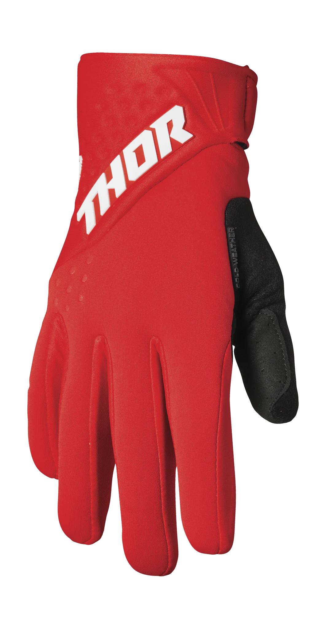 Thor Crosshandschoenen Winter 2026 Spectrum Cold - Rood / Wit