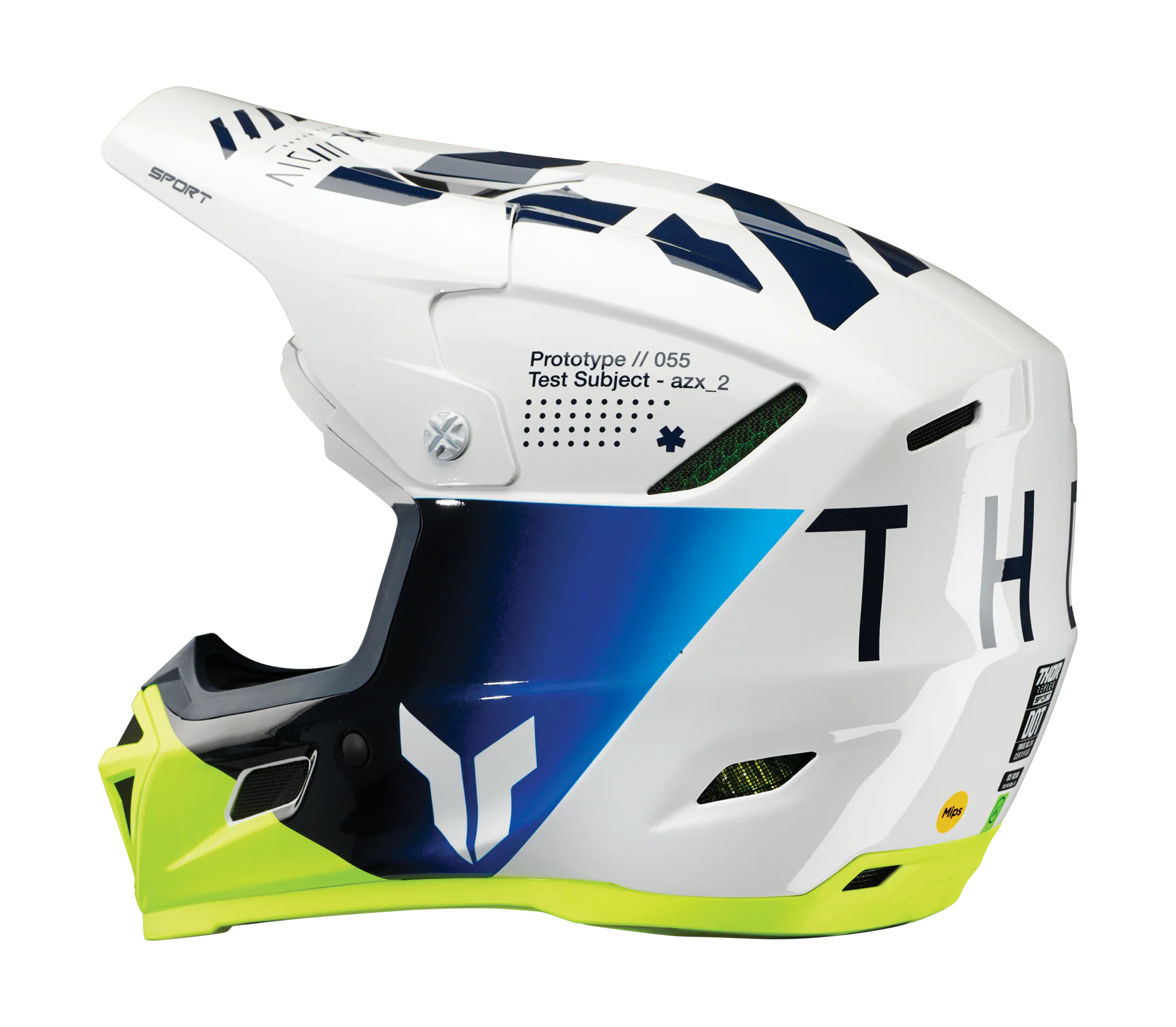Thor Crosshelm Reflex Sport Strike - Navy / Acid