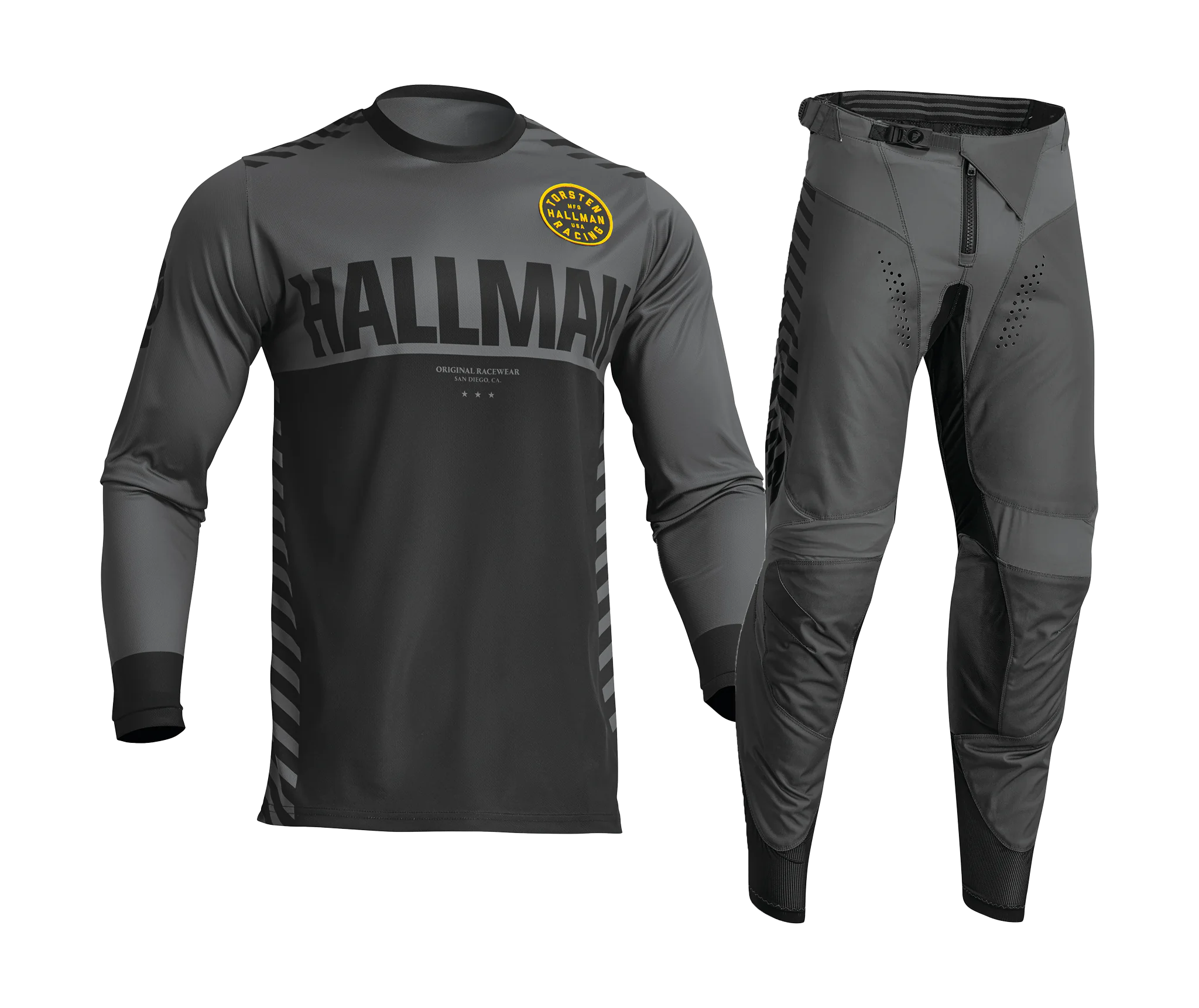 Thor Crosskleding 2026 Hallman Differ Slice - Charcoal / Zwart