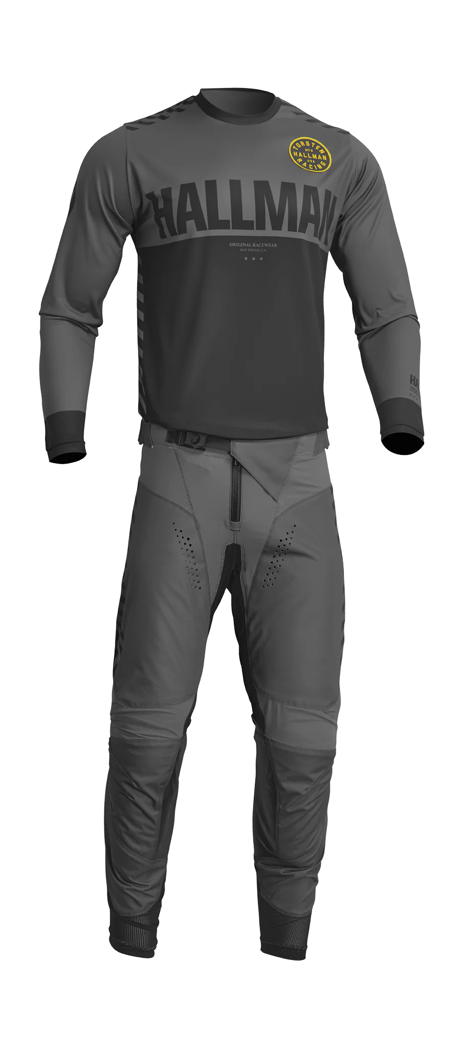 Thor Crosskleding 2026 Hallman Differ Slice - Charcoal / Zwart