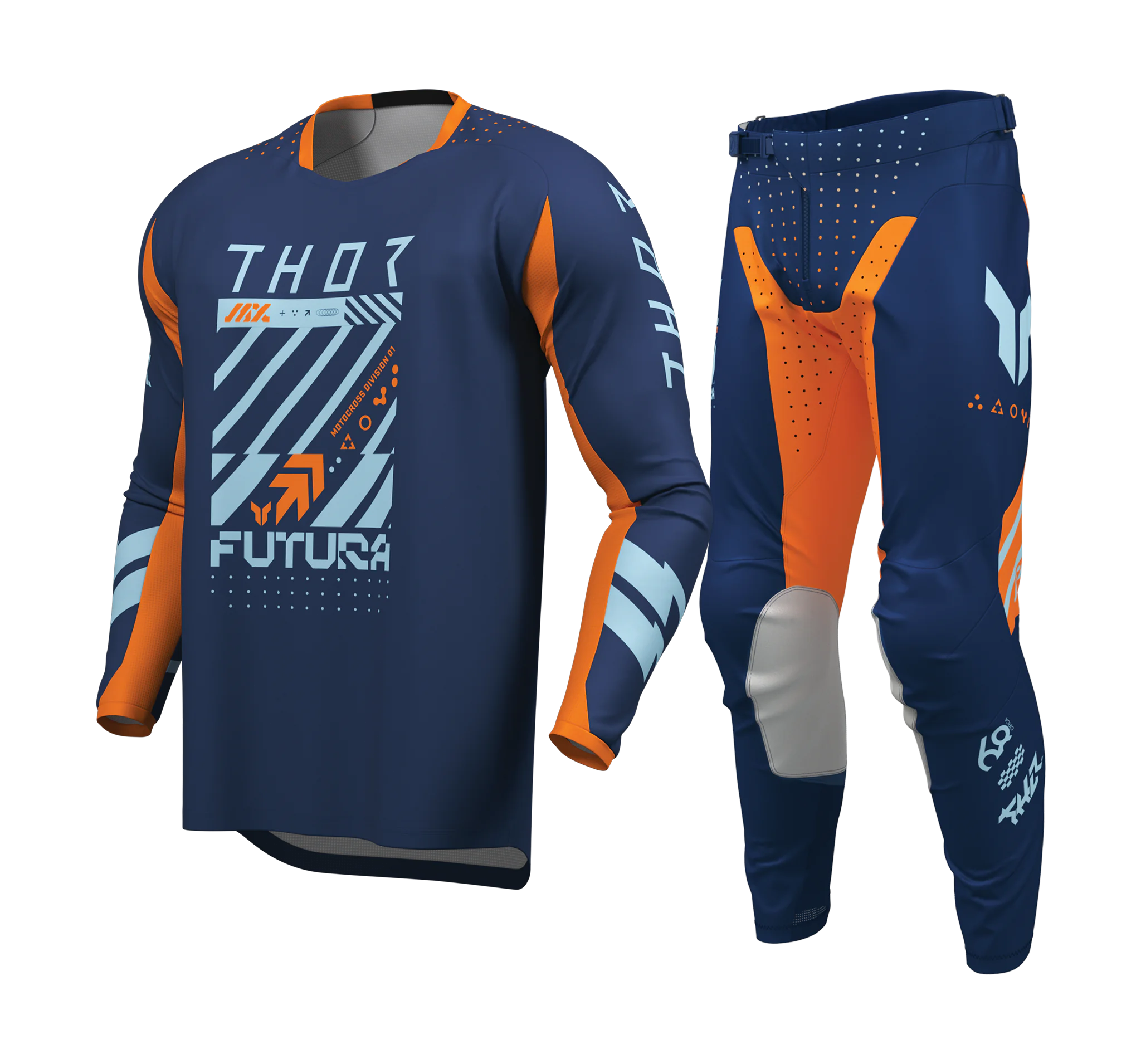 Thor Crosskleding 2026 Launchmode Futura - Navy / Oranje