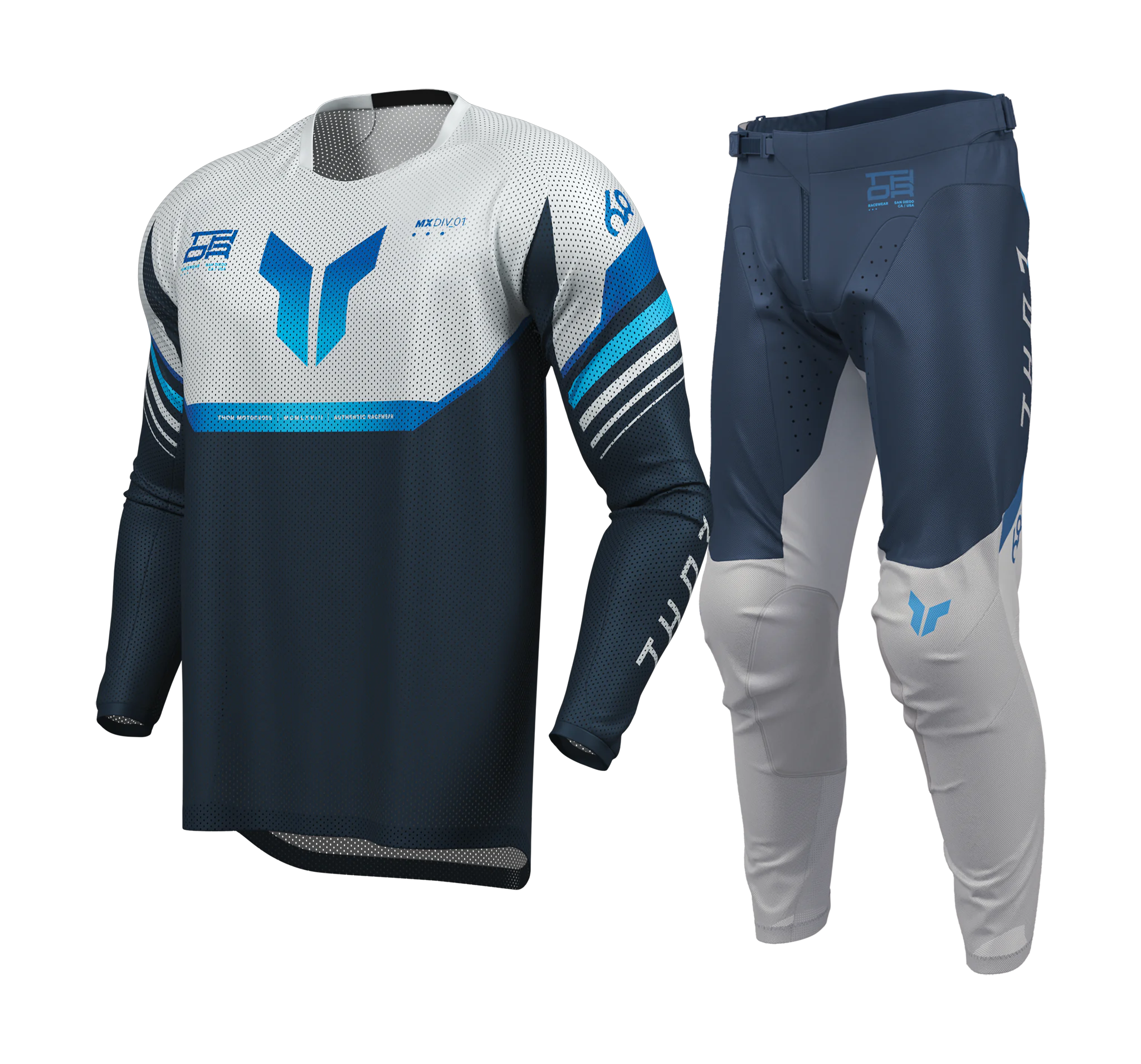 Thor Crosskleding 2026 Launchmode Vented Raptor - Midnight / Grijs