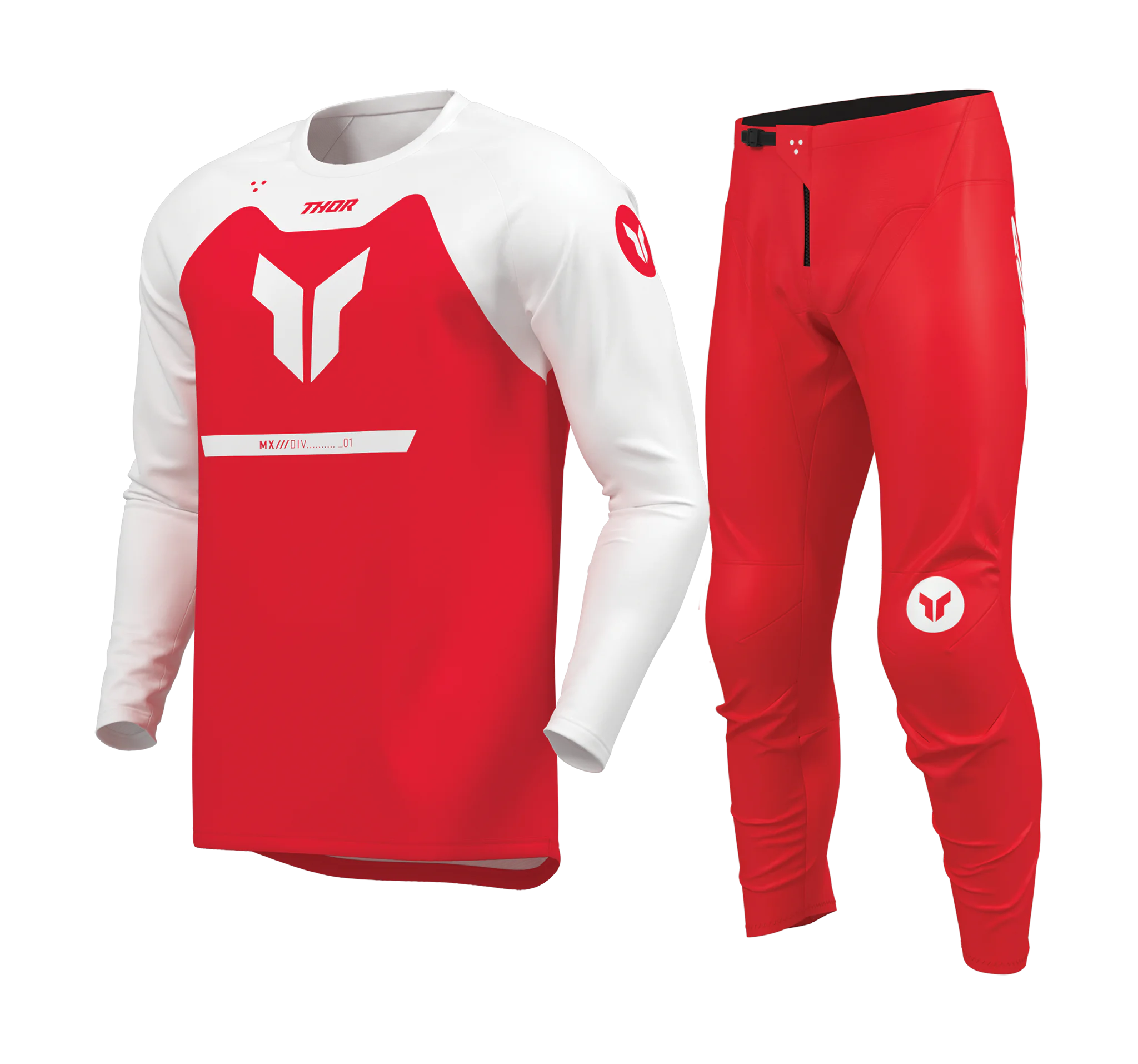 Thor Crosskleding 2026 Ridemode Menace - Rood