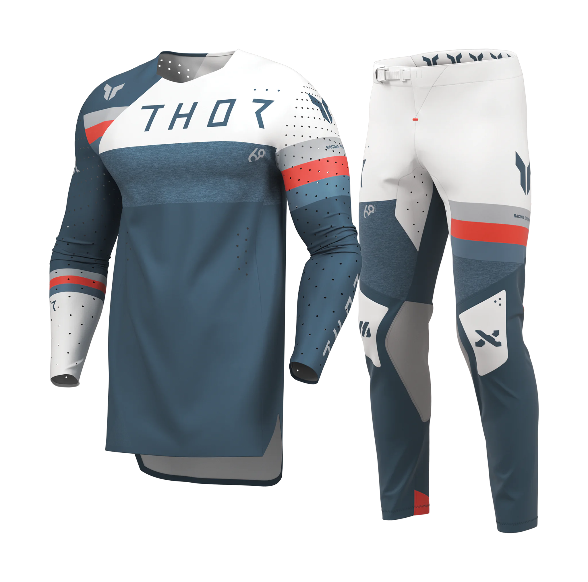 Thor Crosskleding 2026 Sportmode Leaque - Blauw / Wit