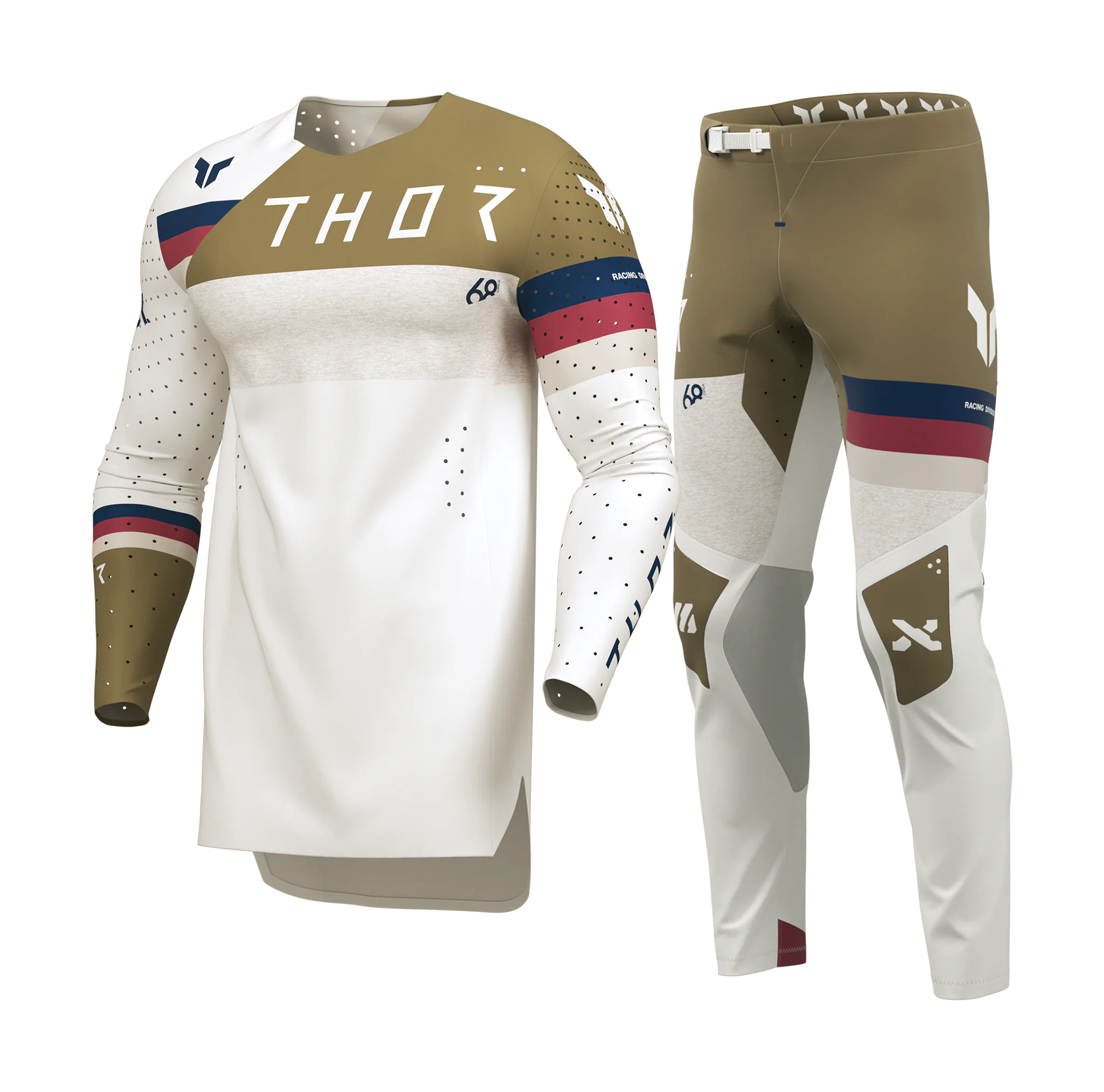 Thor Crosskleding 2026 Sportmode Leaque - Wit / Copper