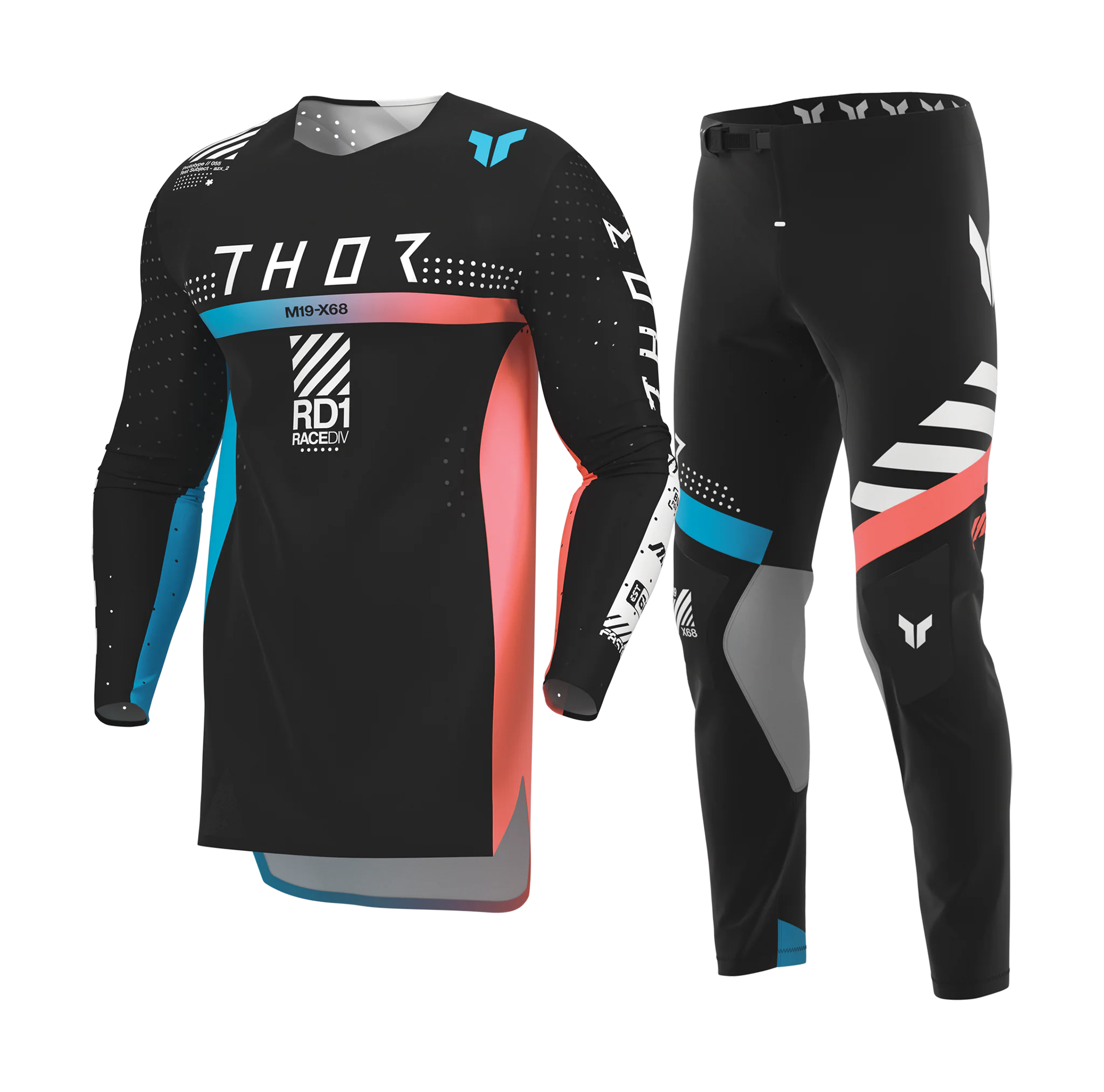 Thor Crosskleding 2026 Sportmode Synth - Zwart