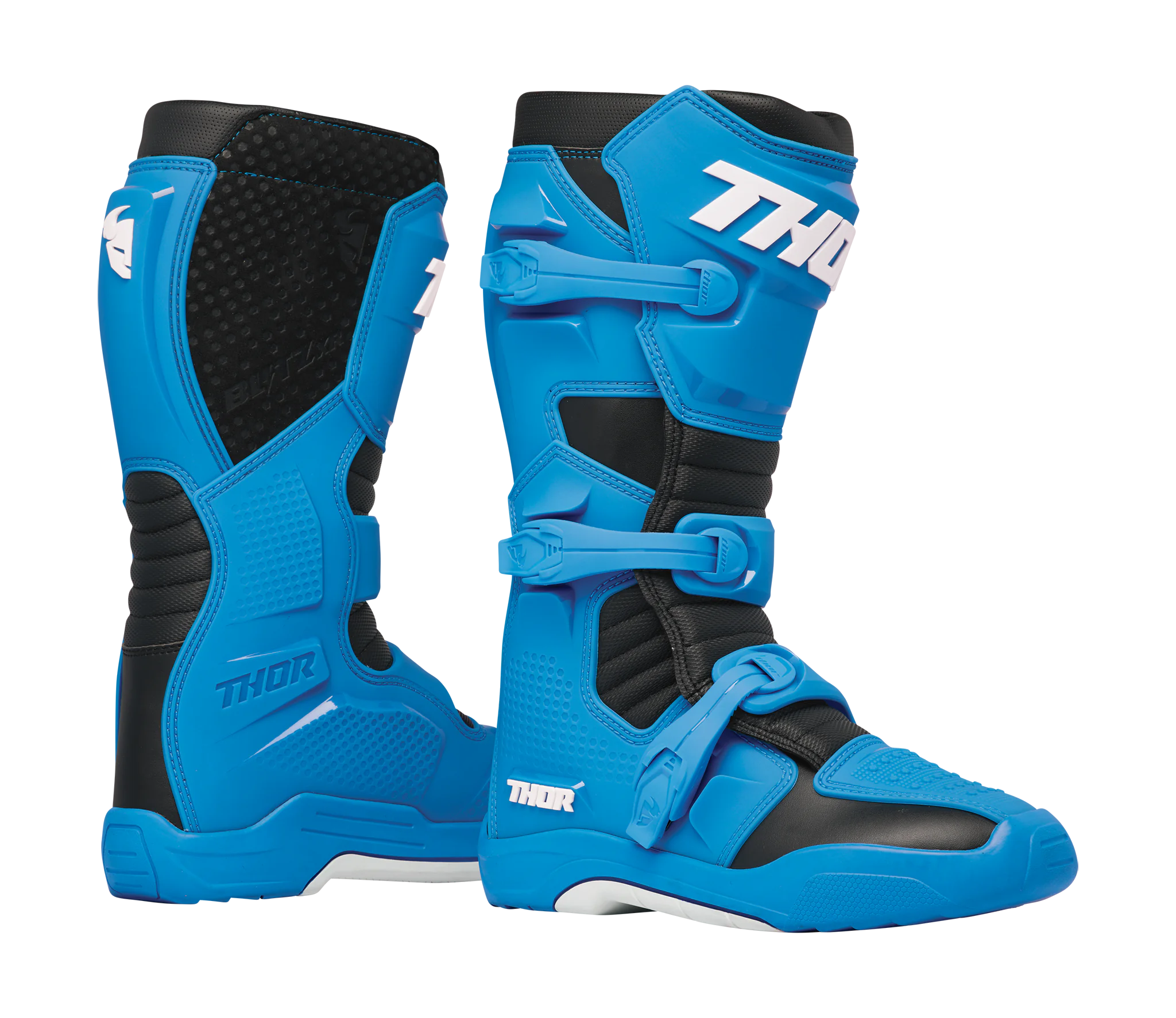 Thor Crosslaarzen Blitz XR - Blauw / Zwart
