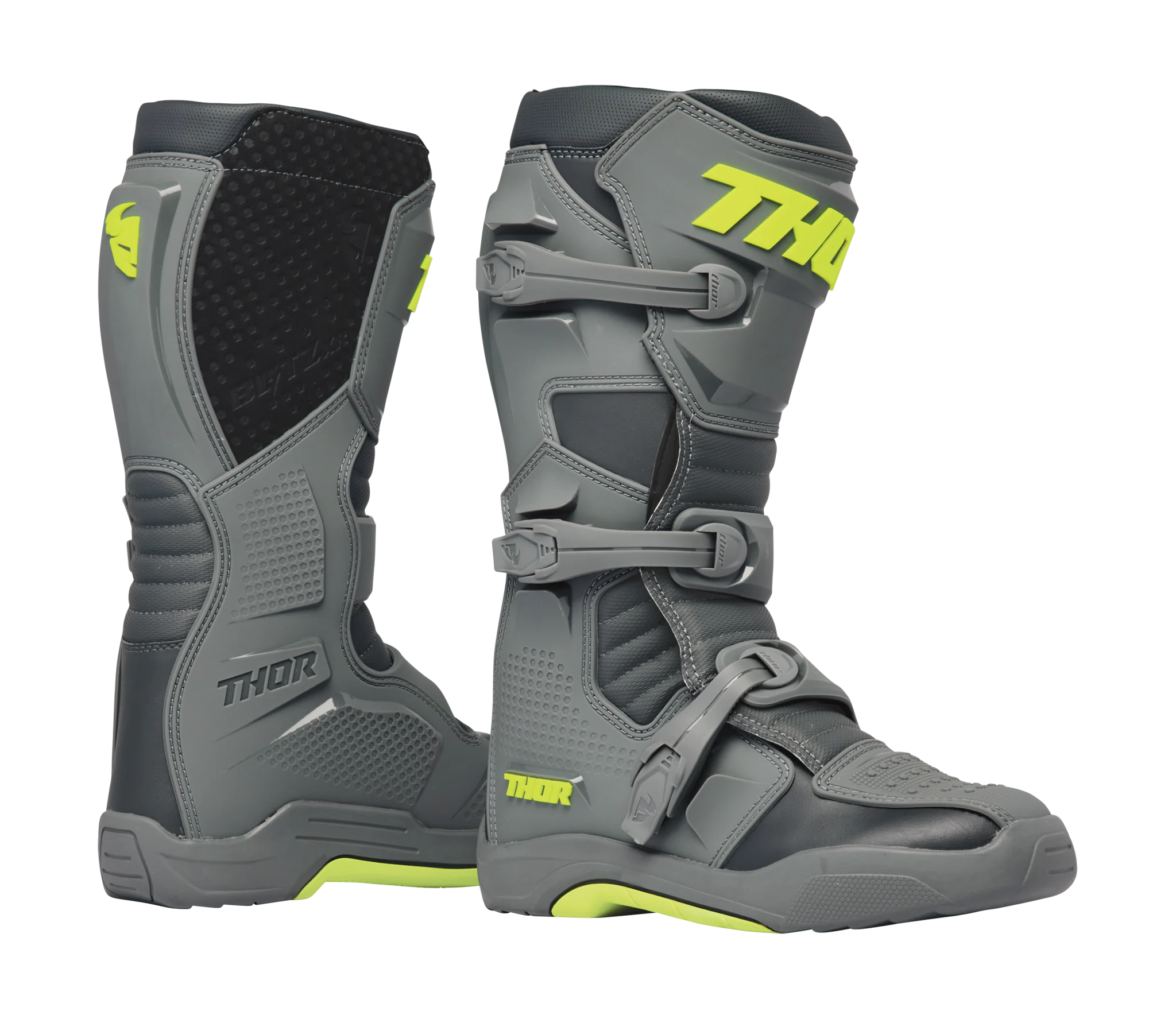 Thor Crosslaarzen Blitz XR - Grijs / Charcoal