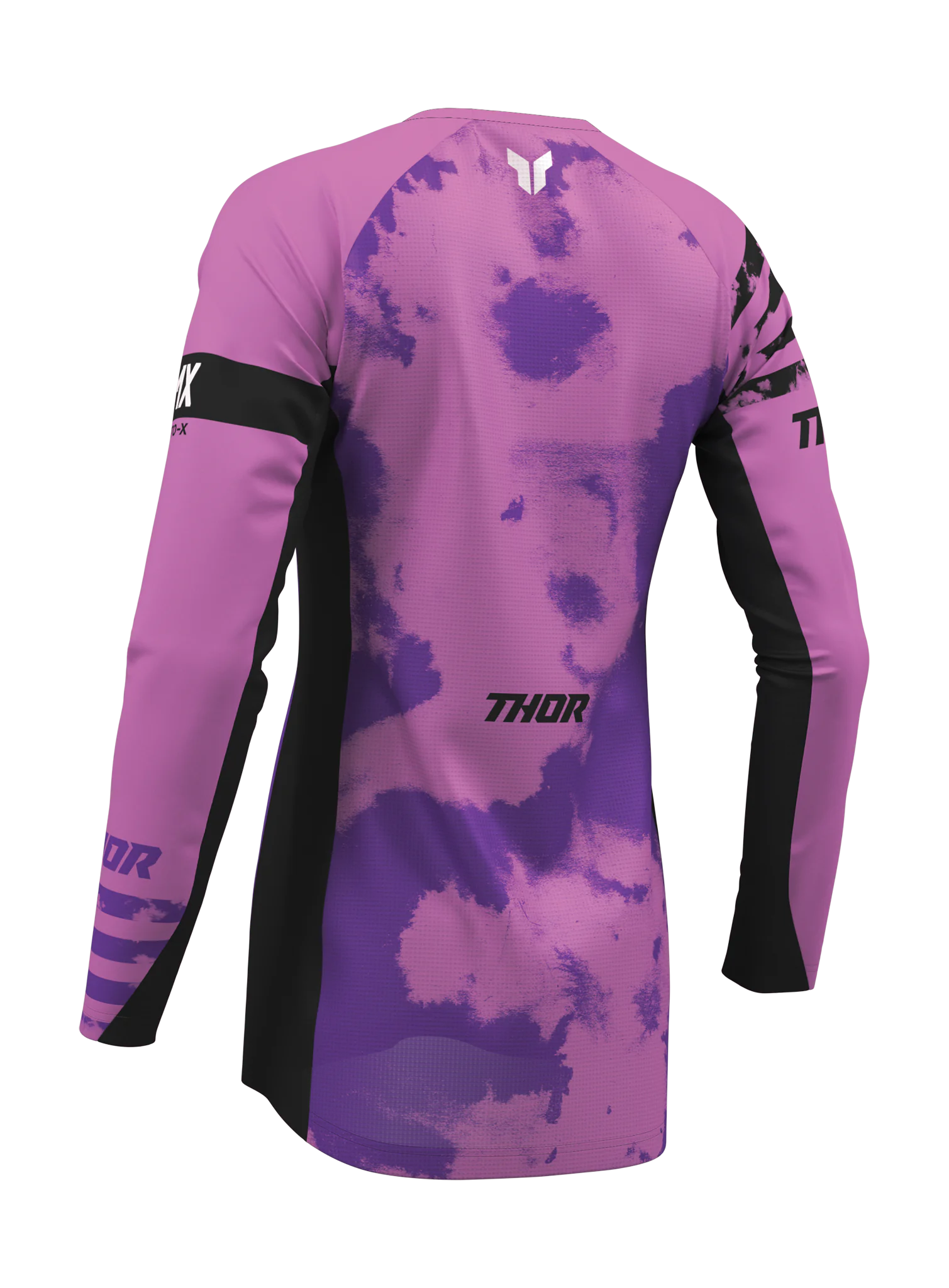 Thor Dames Cross Shirt 2026 Launchmode Bleach - Zwart / Orchid