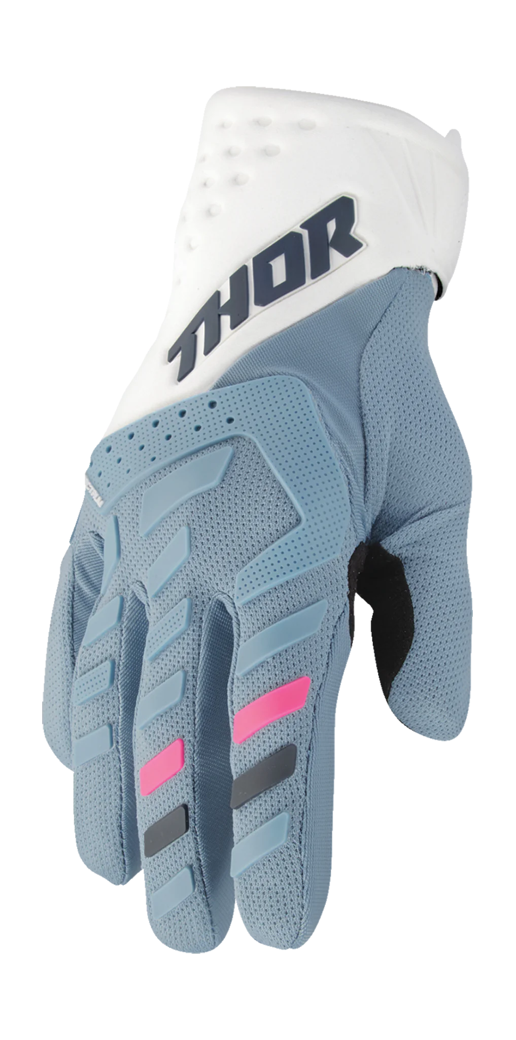 Thor Dames Crosshandschoenen 2026 Spectrum - Blauw / Wit