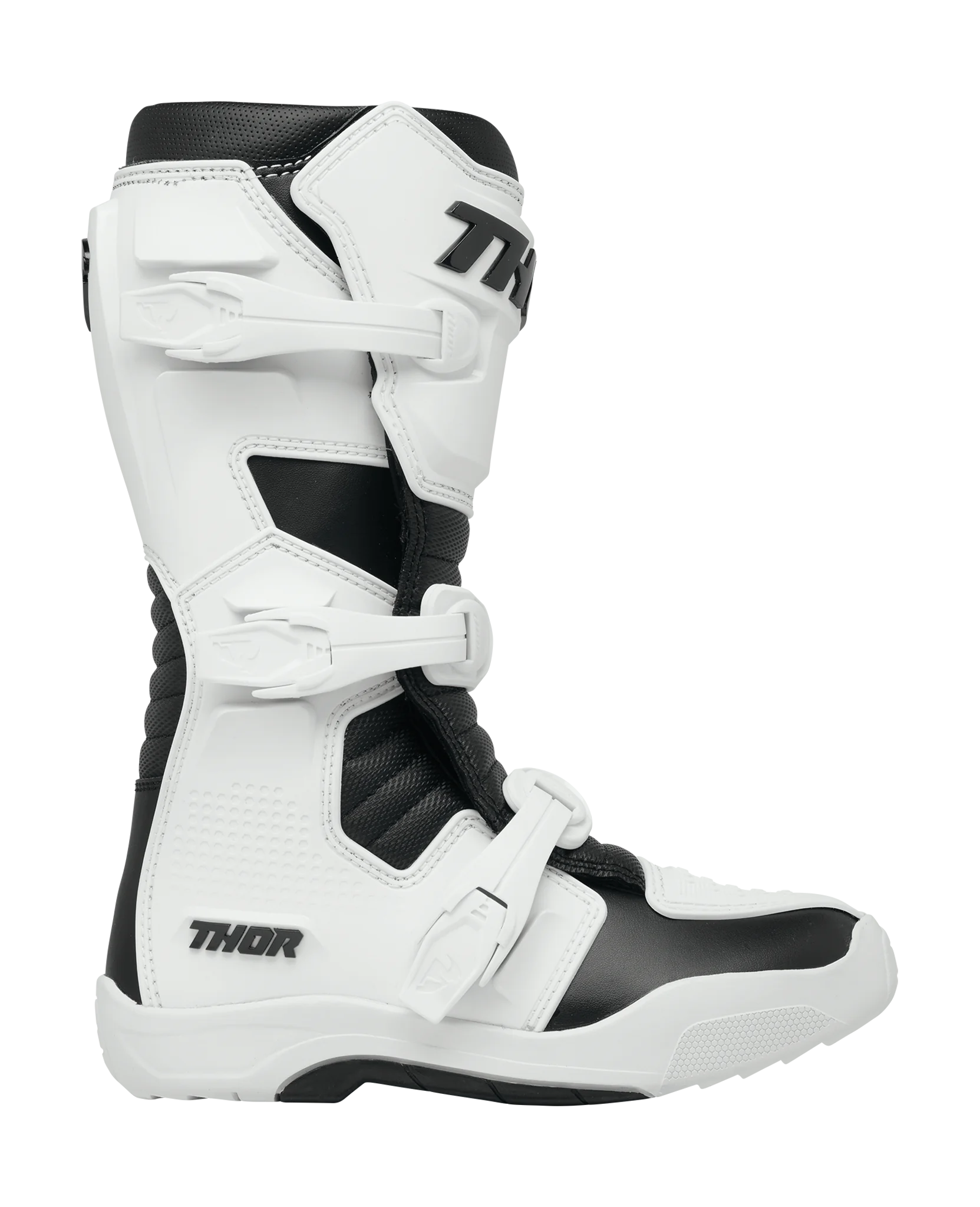 Thor Dames Crosslaarzen Blitz XR - Wit / Zwart