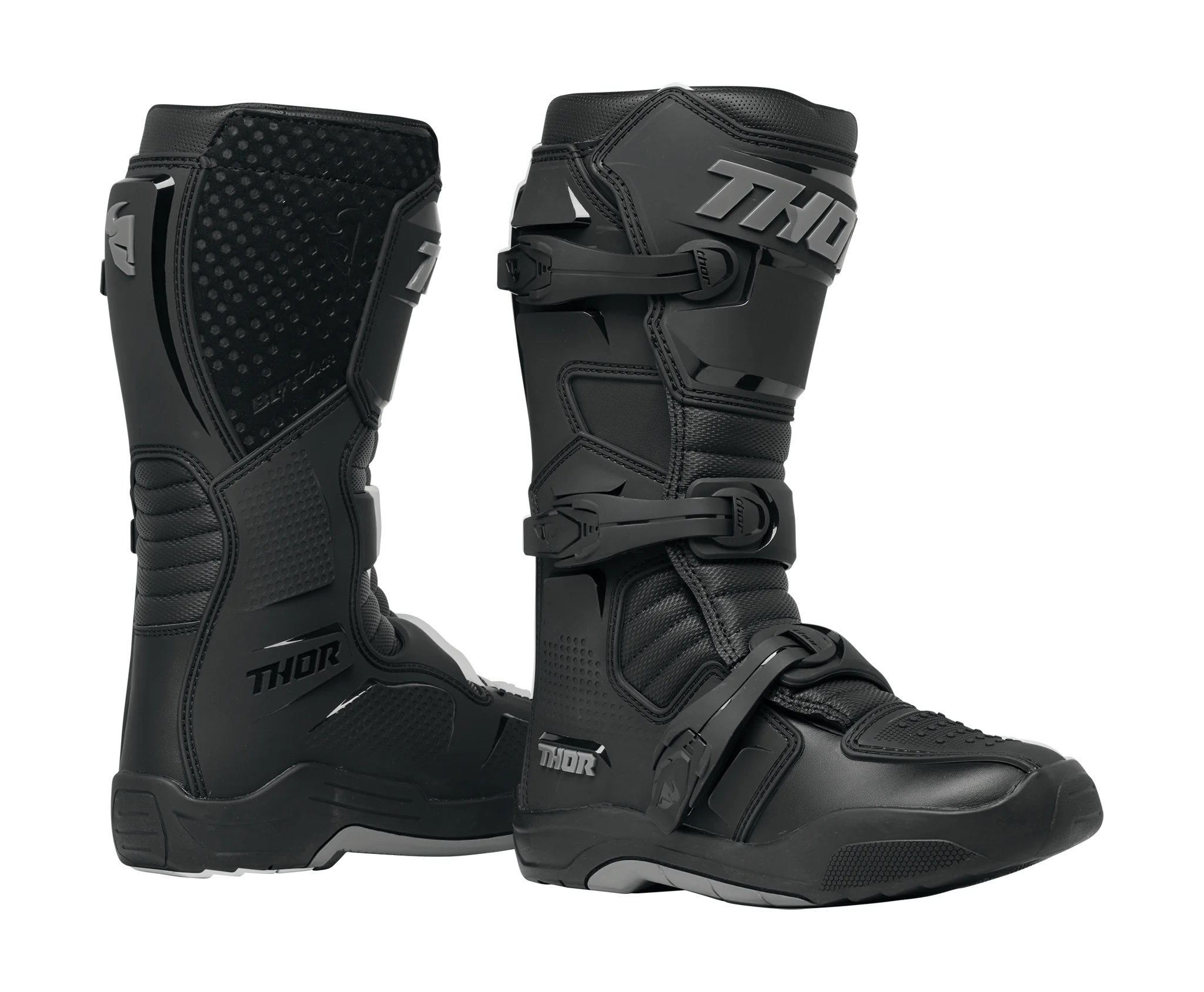 Thor Dames Crosslaarzen Blitz XR - Zwart / Grijs
