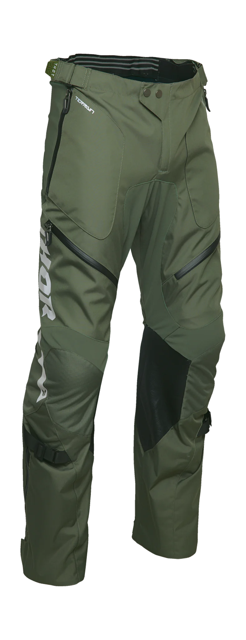 Thor Enduro Broek Over de laars Terrain - Army / Charcoal