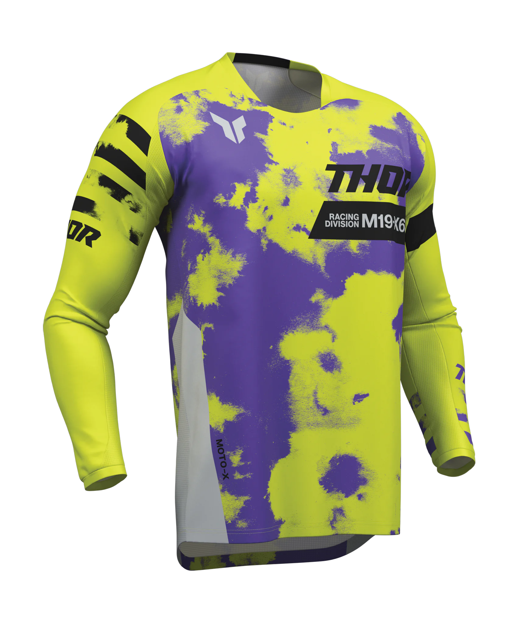 Thor Kinder Crosskleding 2026 Launchmode Bleach - Grijs / Acid