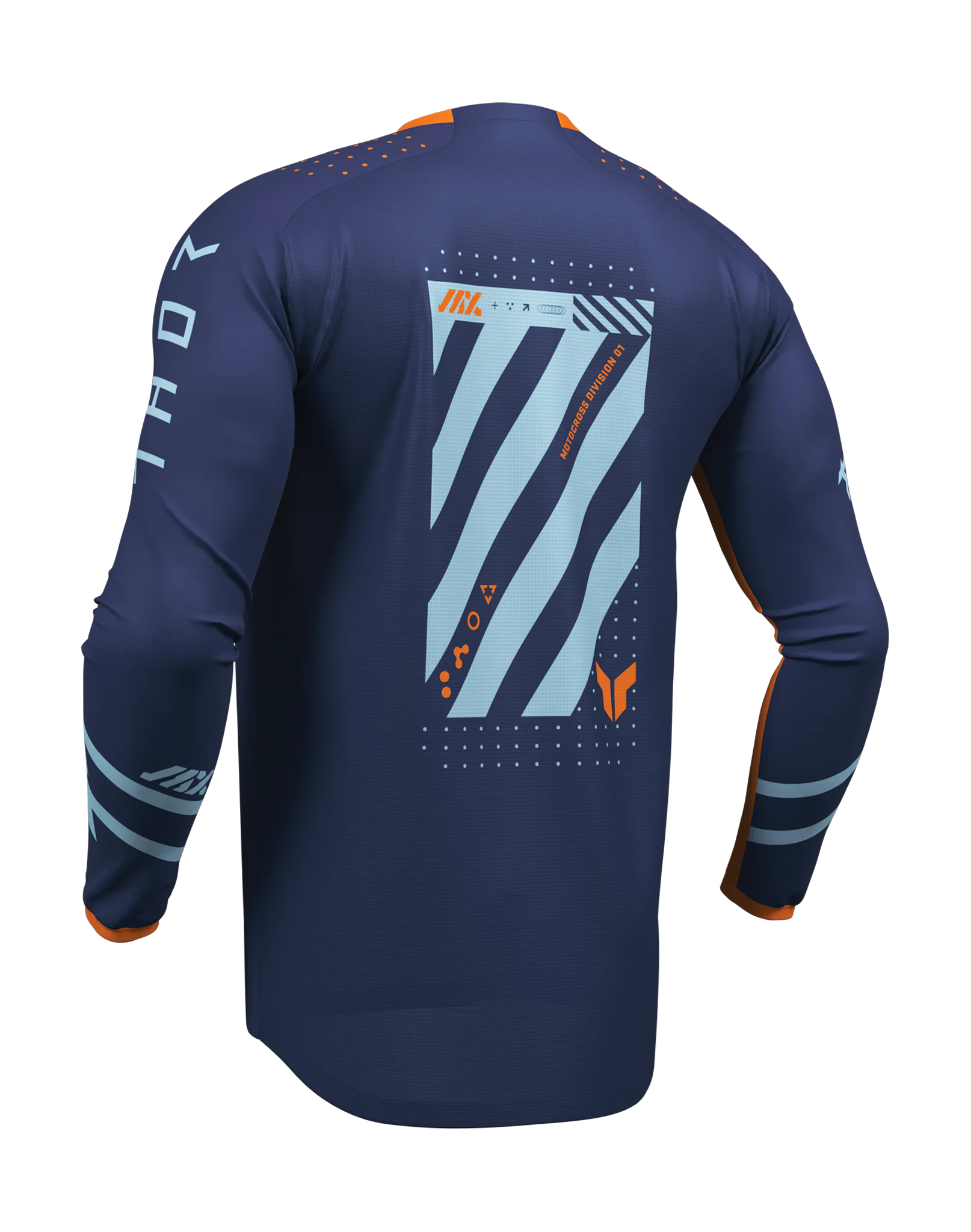 Thor Kinder Cross Shirt 2026 Launchmode Futura - Navy / Oranje
