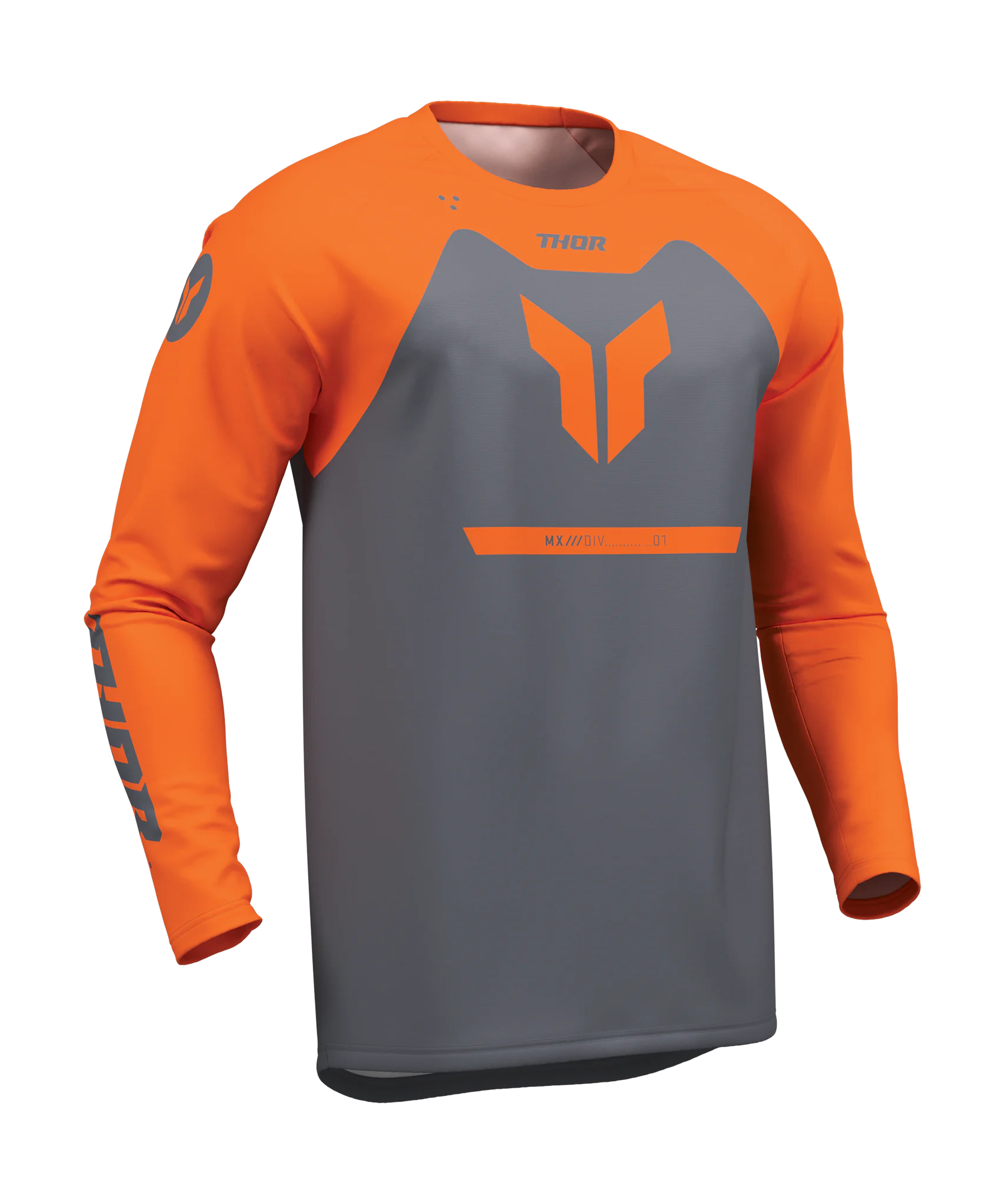 Thor Kinder Cross Shirt 2026 Ridemode Menace - Charcoal