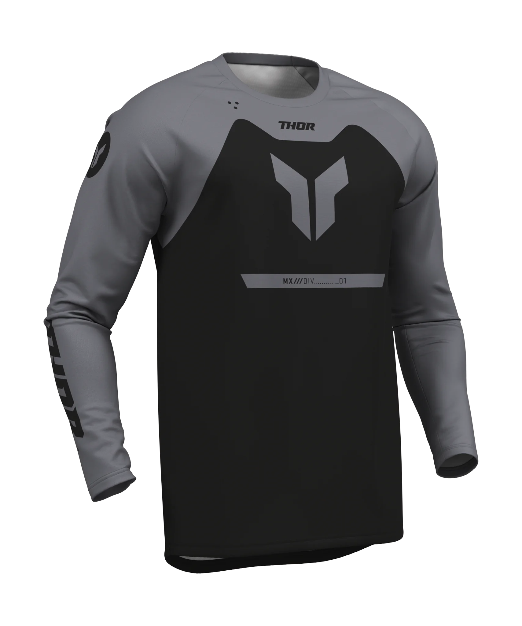 Thor Kinder Cross Shirt 2026 Ridemode Menace - Zwart