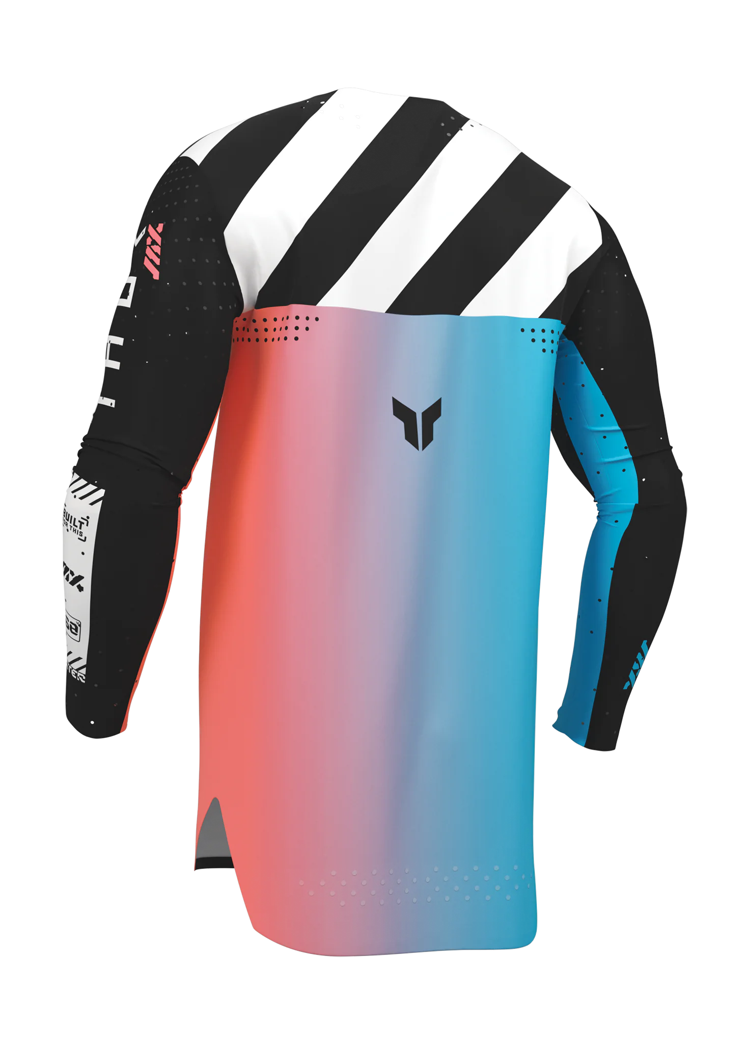 Thor Kinder Cross Shirt 2026 Sportmode Synth - Zwart