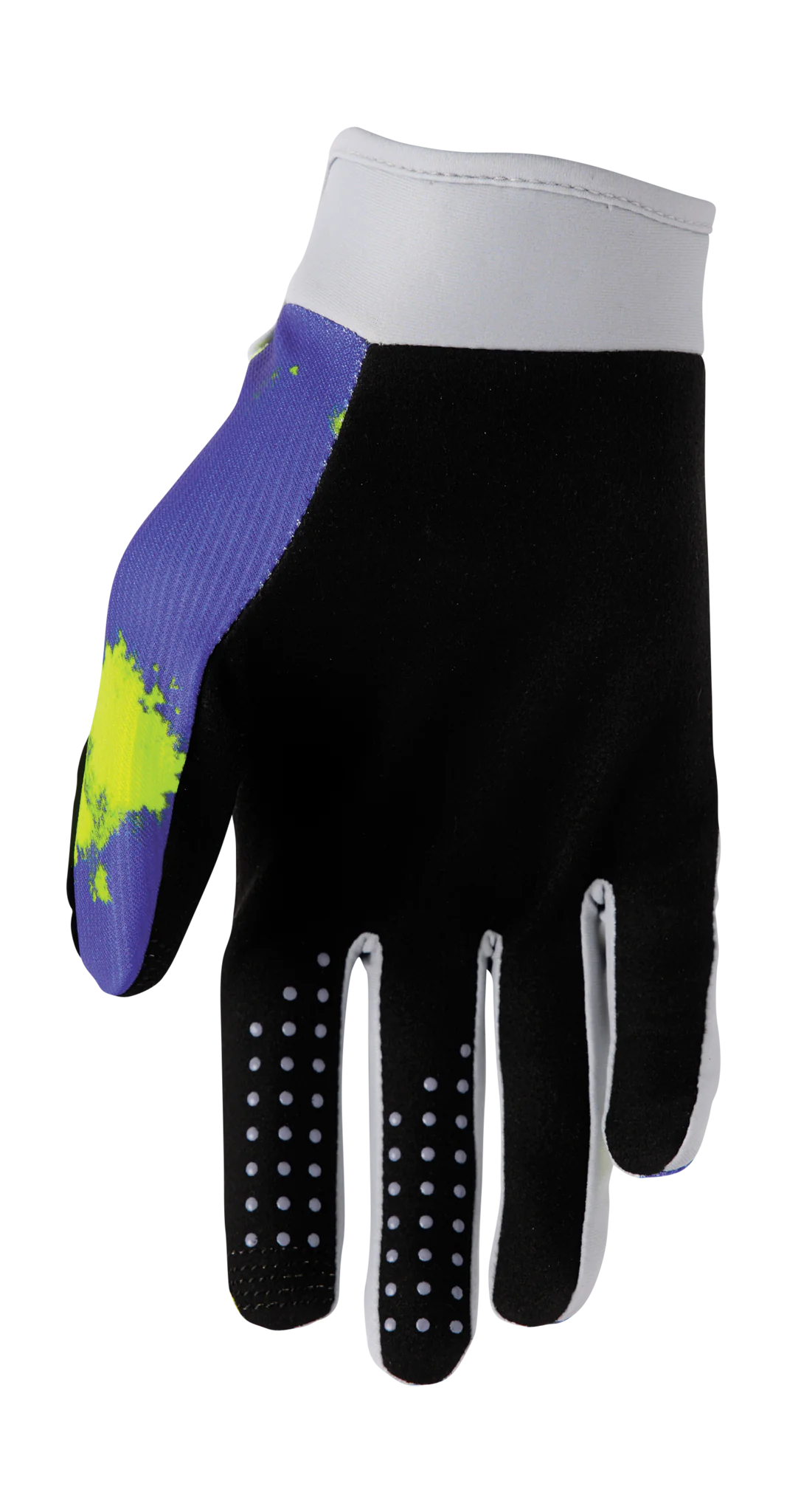 Thor Kinder Crosshandschoenen 2026 Launchmode Bleach - Grijs / Acid