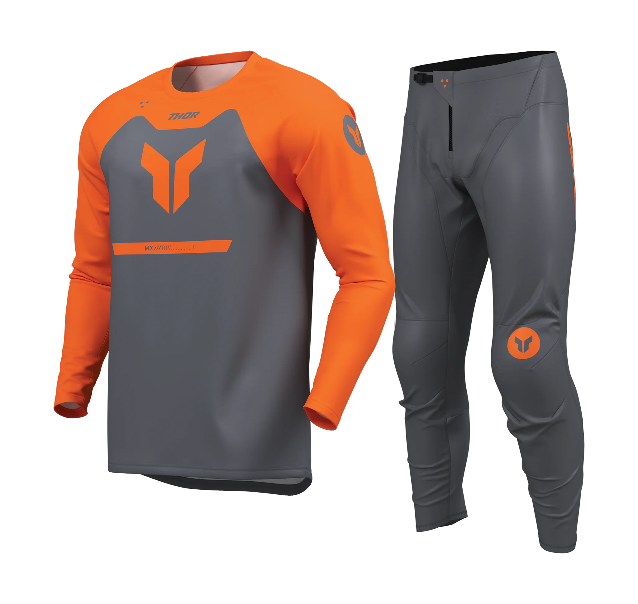 Thor Kinder Crosskleding 2026 Ridemode Menace - Charcoal