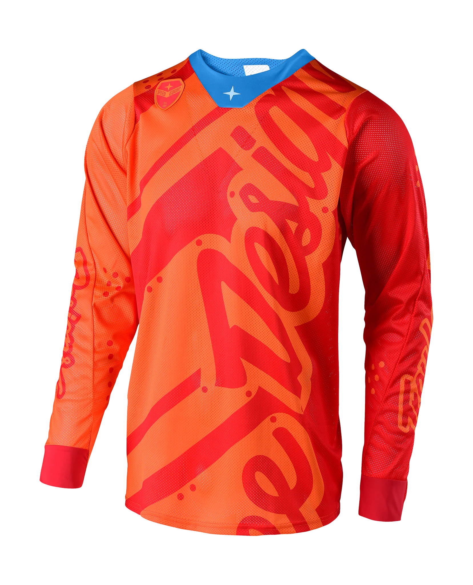 Troy Lee Designs Cross Shirt SE Air Shadow - Honey / Rood