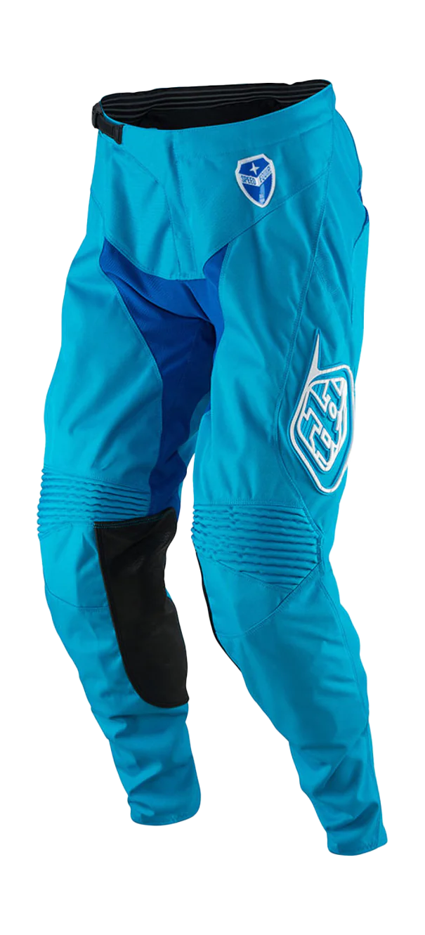 Troy Lee Designs Crossbroek SE Starburst - Cyan / Blauw