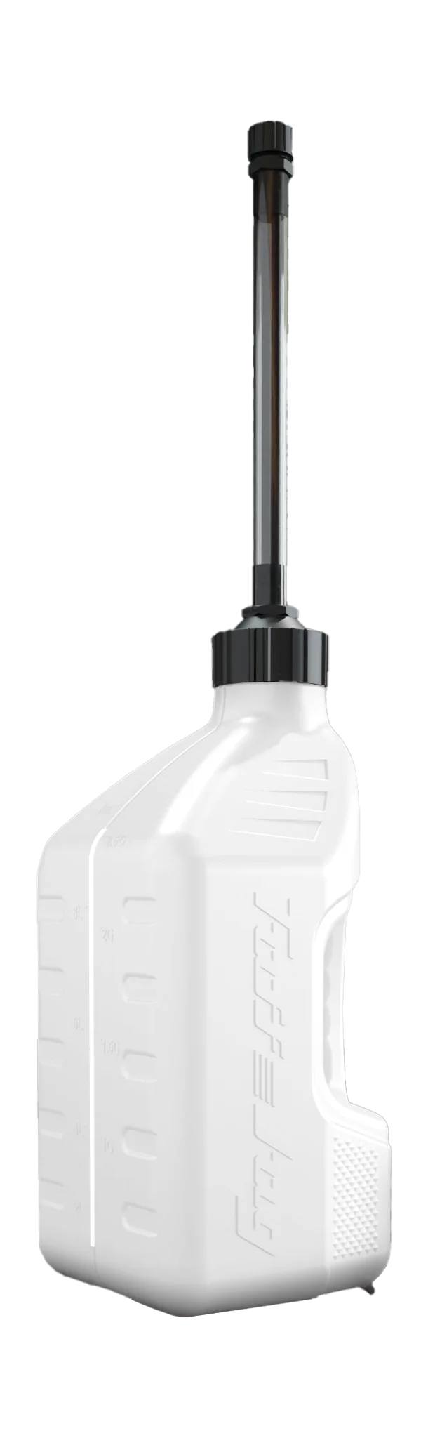 Tuff Jug Benzinekan Gen 3 Flexibele Slang met Auto-Stop - Wit / Zwart - 10 L