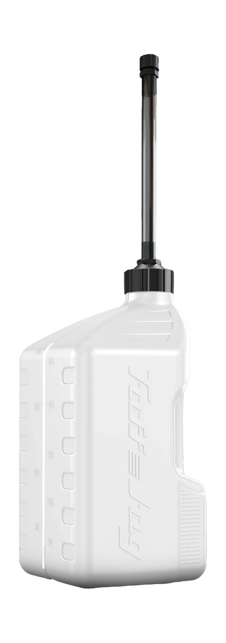 Tuff Jug Benzinekan Gen 3 Flexibele Slang met Auto-Stop - Wit / Zwart - 20 L