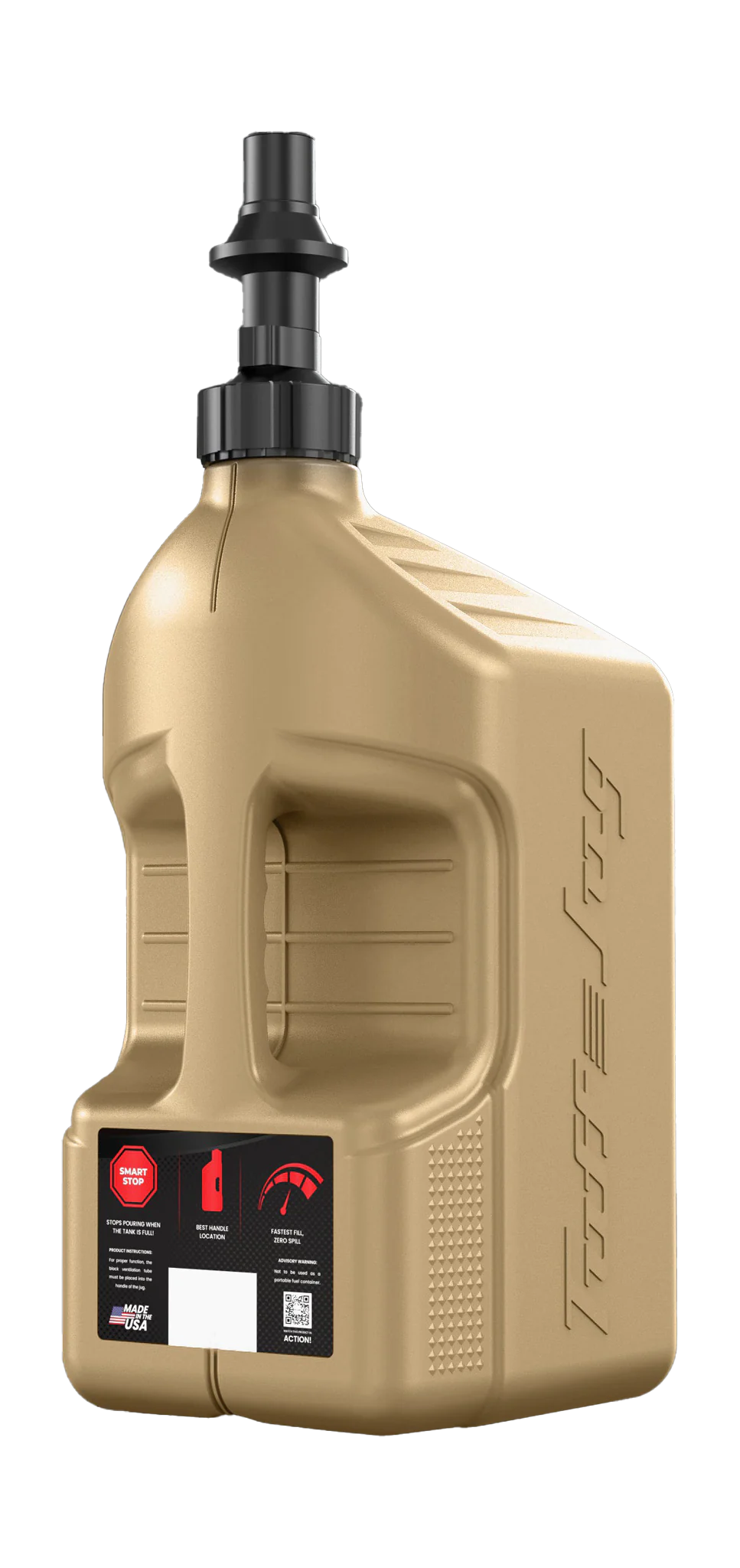 Tuff Jug Benzinekan Gen 3 Snelvuldop - Desert Tan / Zwart - 20 L