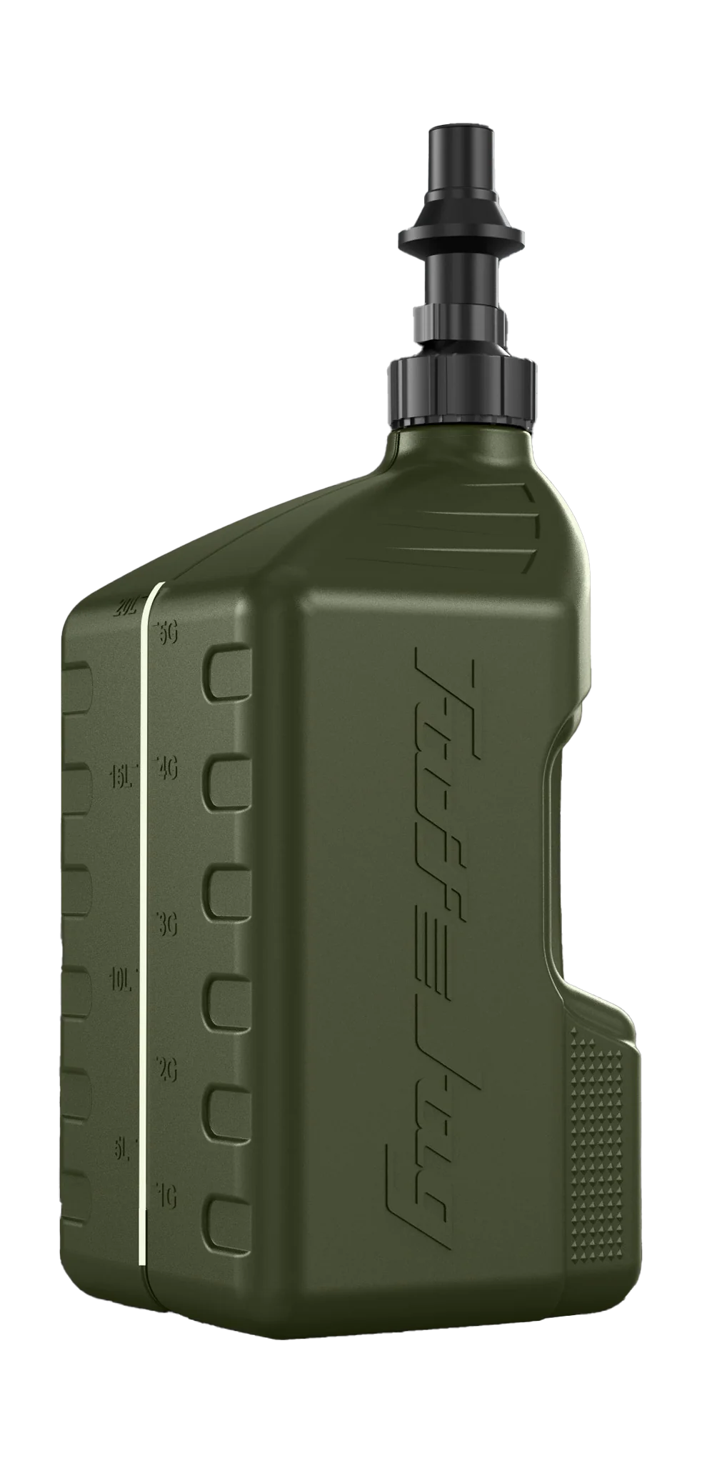 Tuff Jug Benzinekan Gen 3 Snelvuldop - Forest Green / Zwart - 20 L