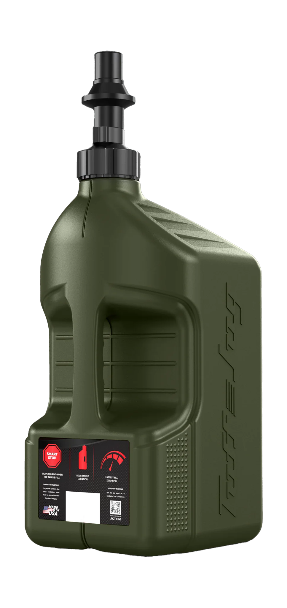 Tuff Jug Benzinekan Gen 3 Snelvuldop - Forest Green / Zwart - 20 L