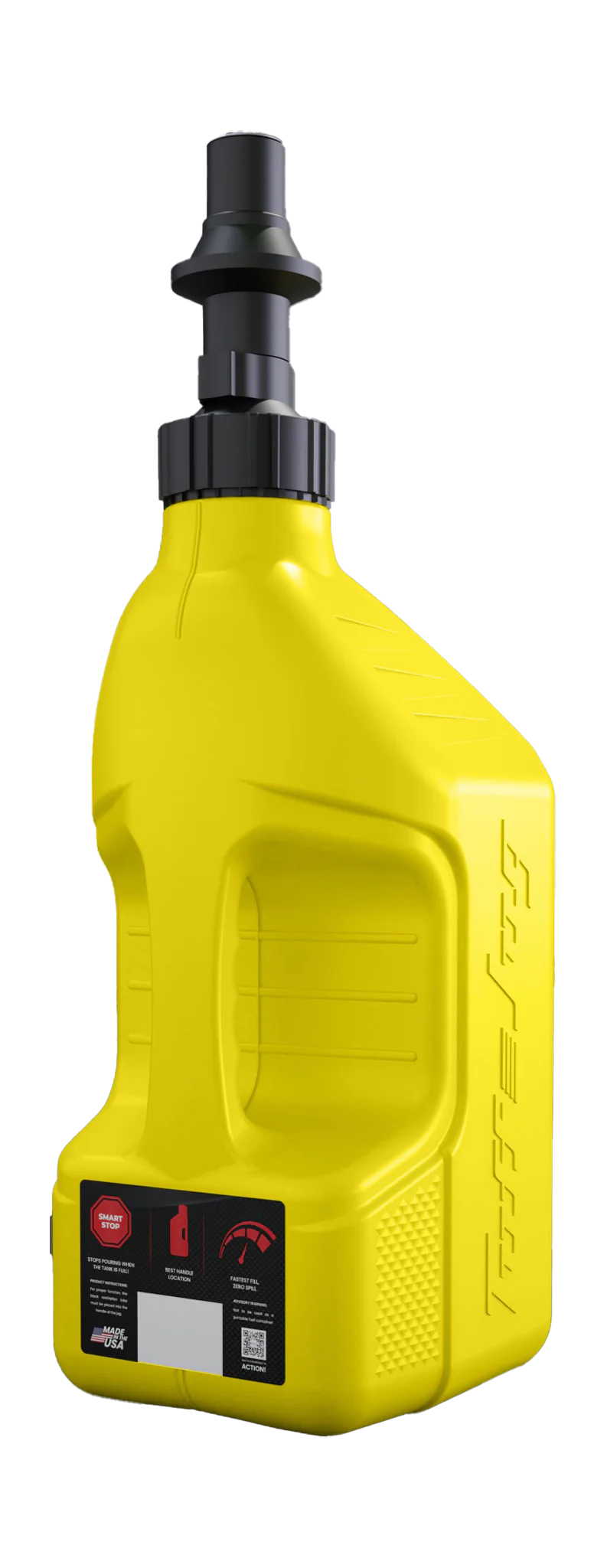 Tuff Jug Benzinekan Gen 3 Snelvuldop - Geel / Zwart - 10 L
