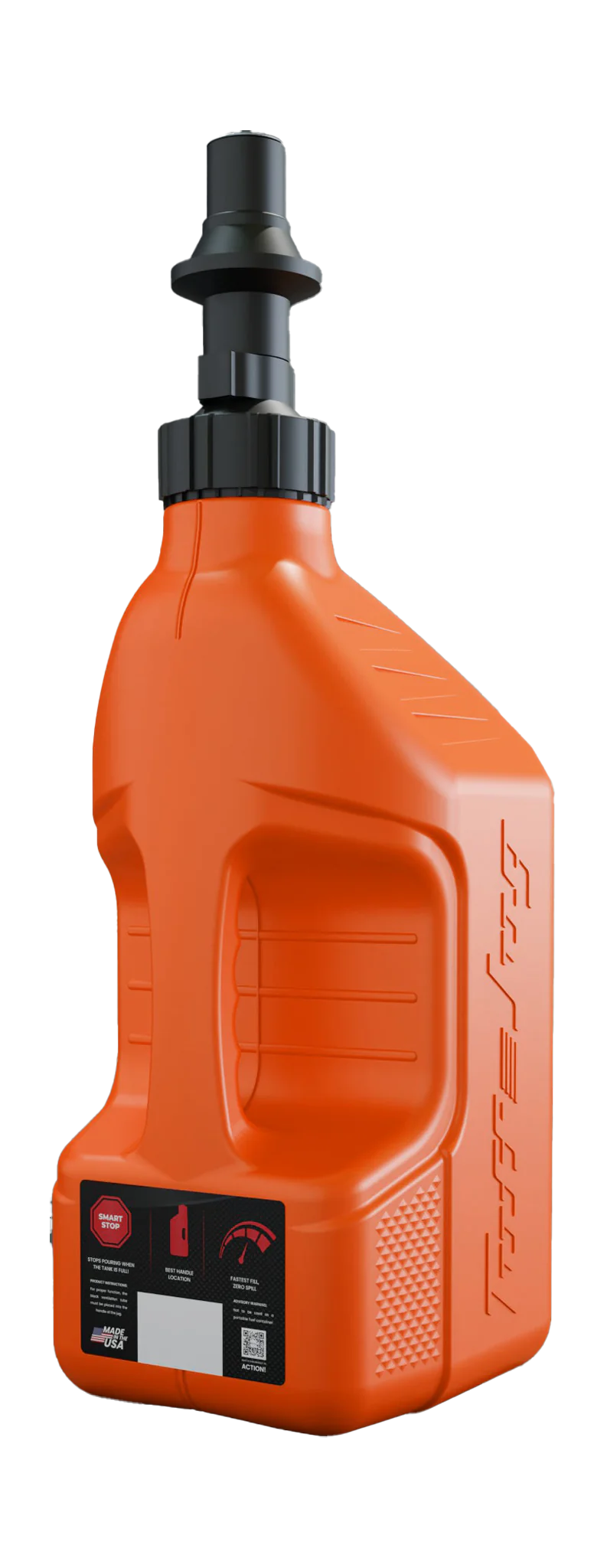 Tuff Jug Benzinekan Gen 3 Snelvuldop - Oranje / Zwart - 10 L