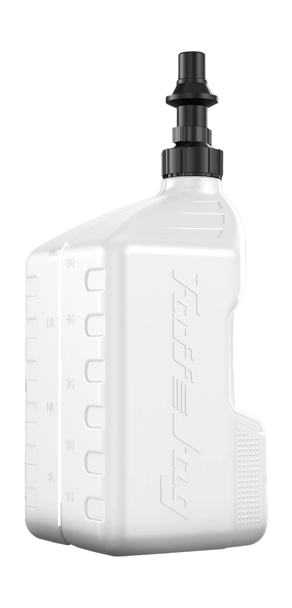 Tuff Jug Benzinekan Gen 3 Snelvuldop - Wit / Zwart - 20 L