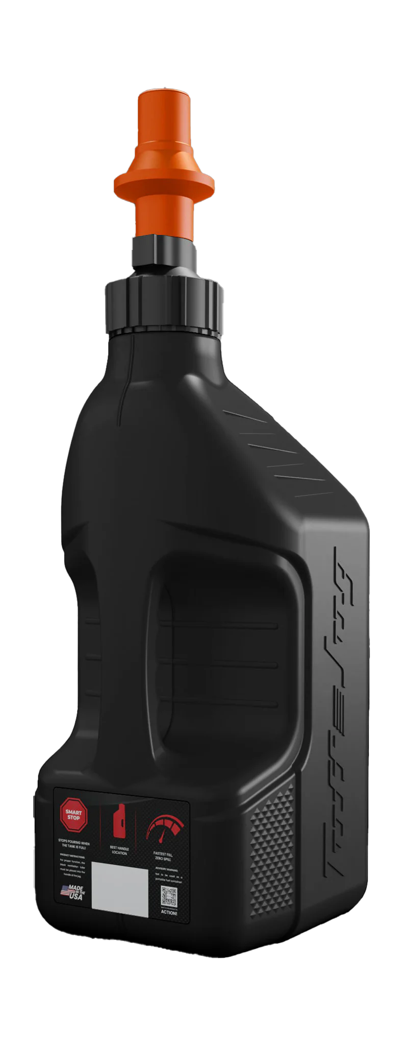 Tuff Jug Benzinekan Gen 3 Snelvuldop - Zwart / Oranje - 10 L