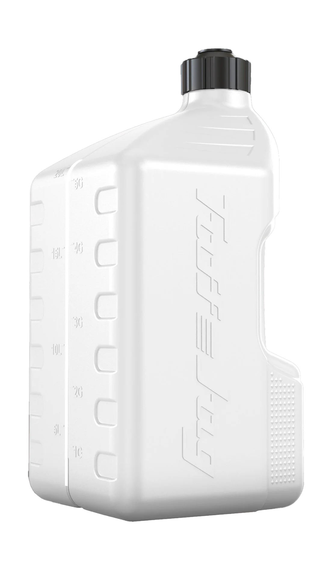 Tuff Jug Benzinekan Gen 3 Standaard Dop &amp; Center Plug - Wit / Zwart - 20 L